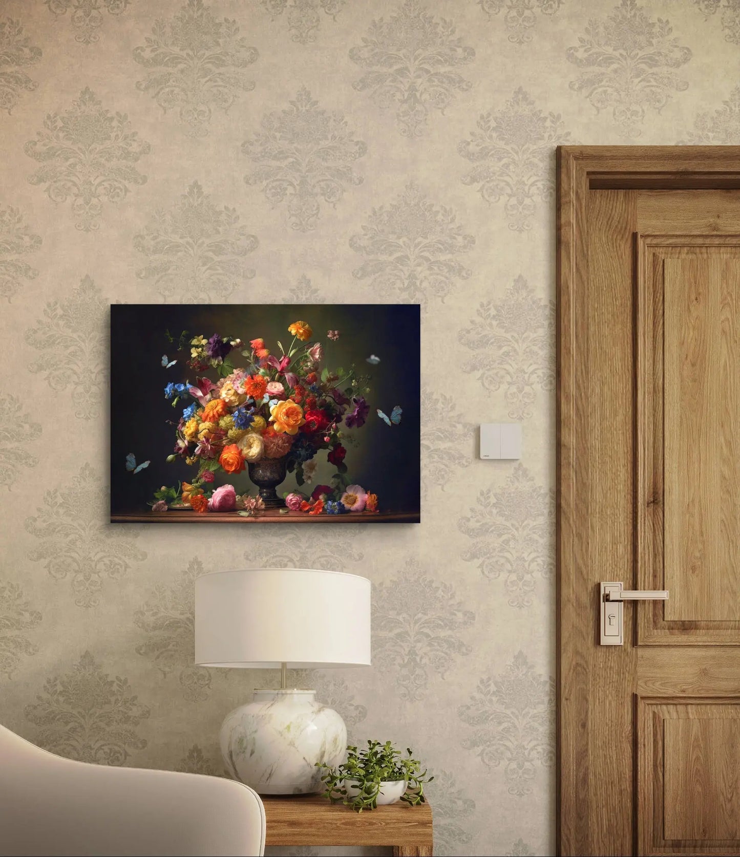 Schilderij bloemen