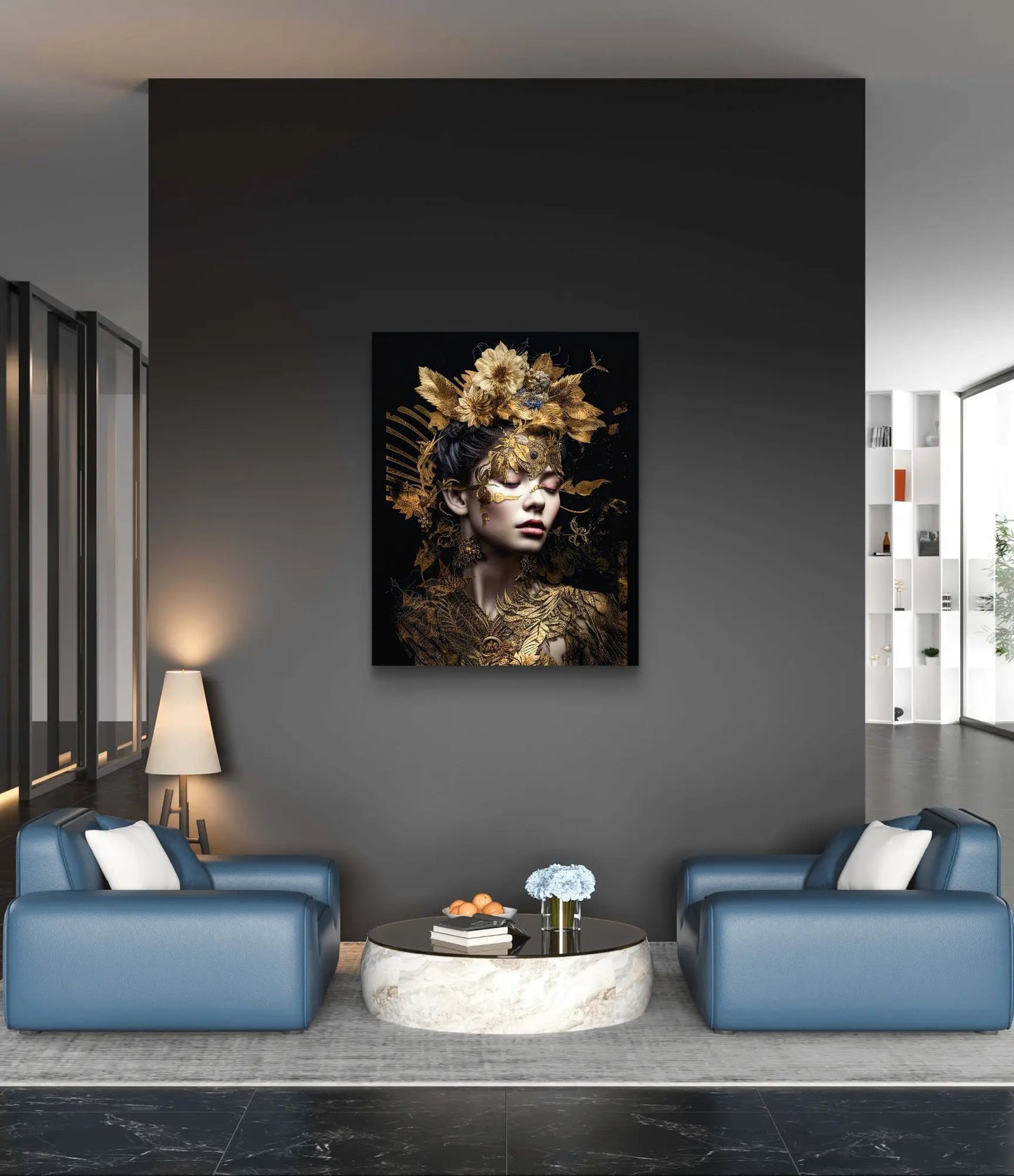 "Beauty in Gold" - Toile - Disponible en différentes tailles