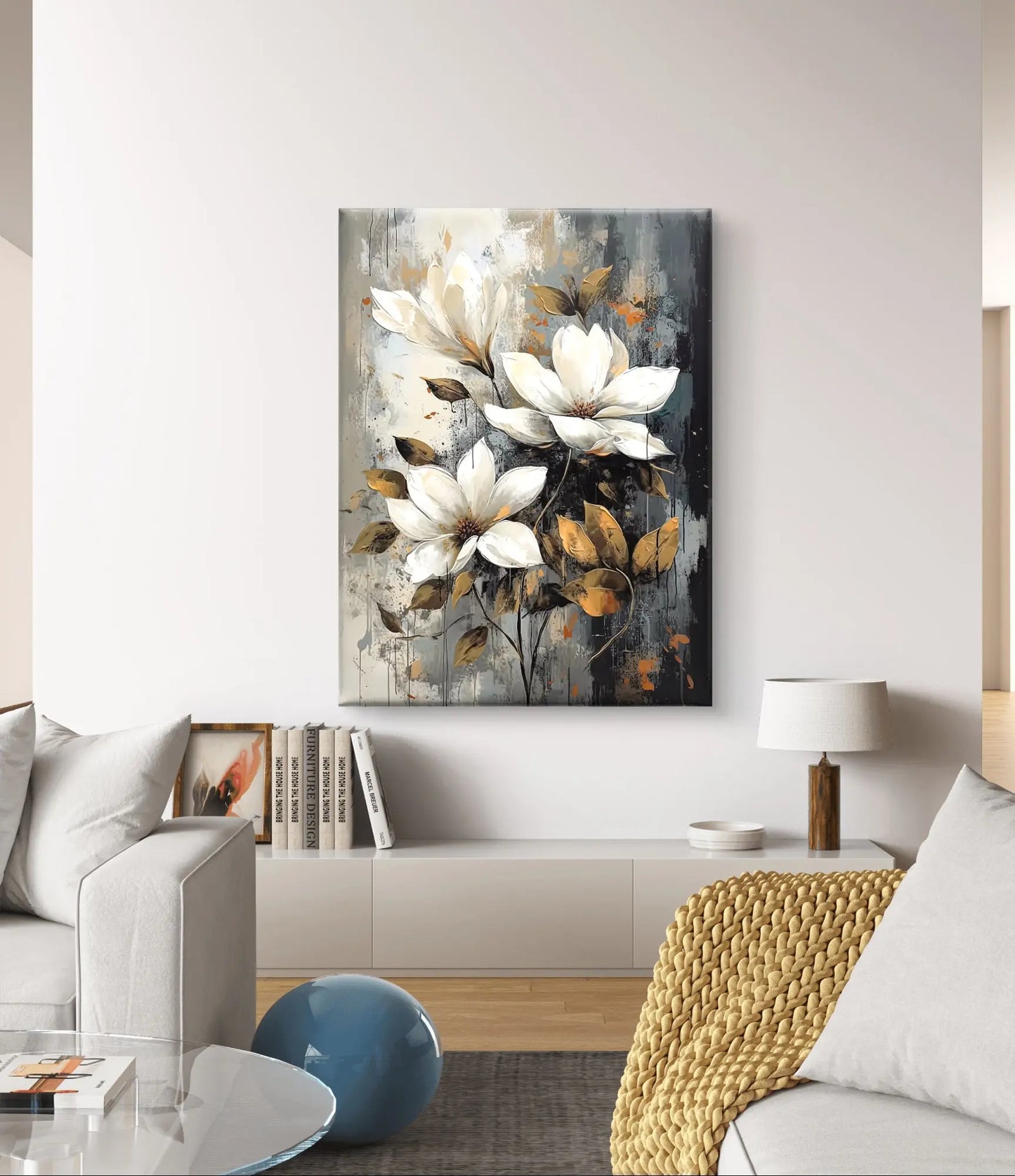 Elegantie in Bloei - Op canvas en verkrijgbaar in diverse afmetingen