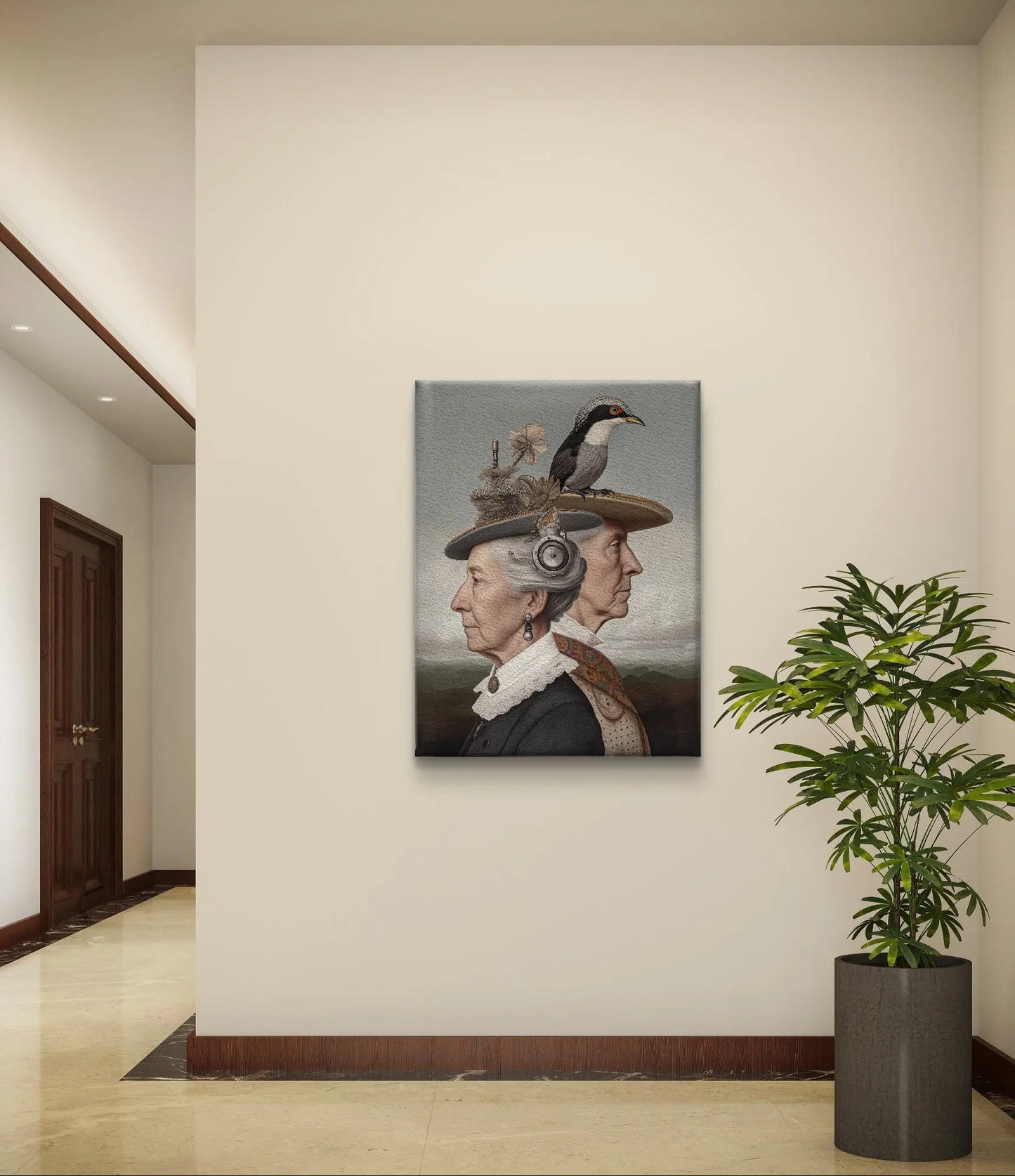 De Wachters van Vergeten Tijden -canvas in diverse afmetingen
