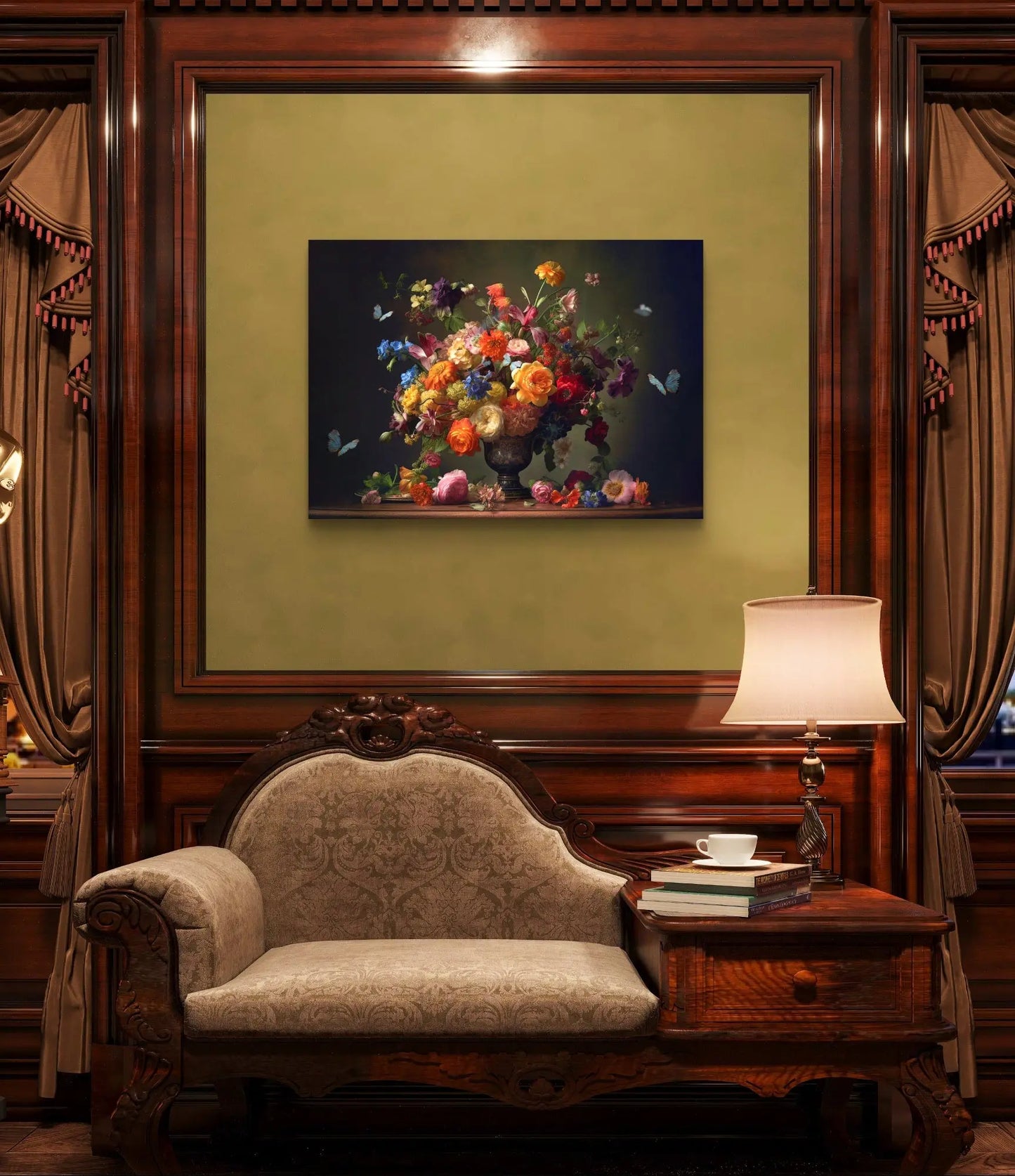 Schilderij bloemen