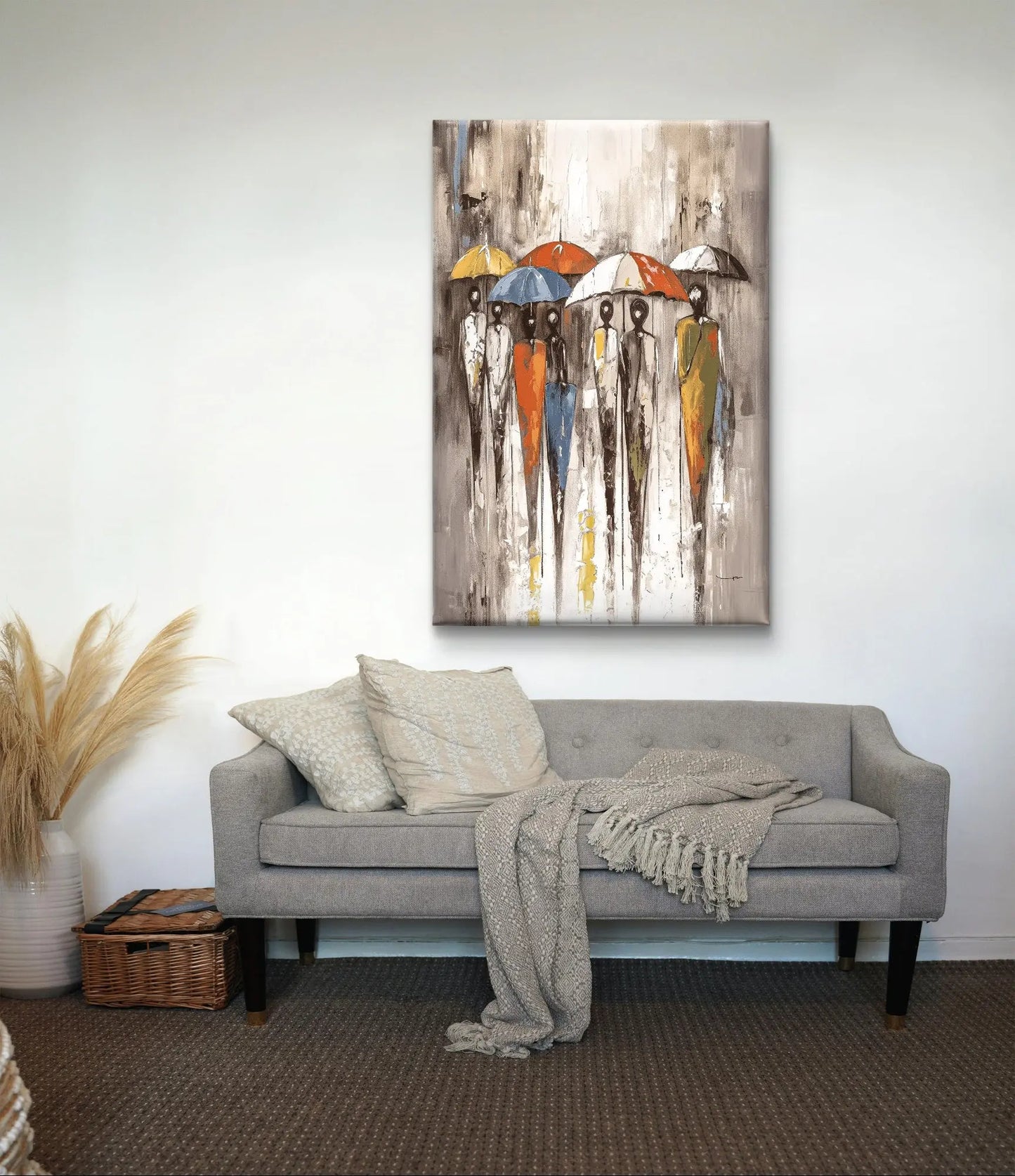 Under the Umbrellas - canvas diverse afmetingen