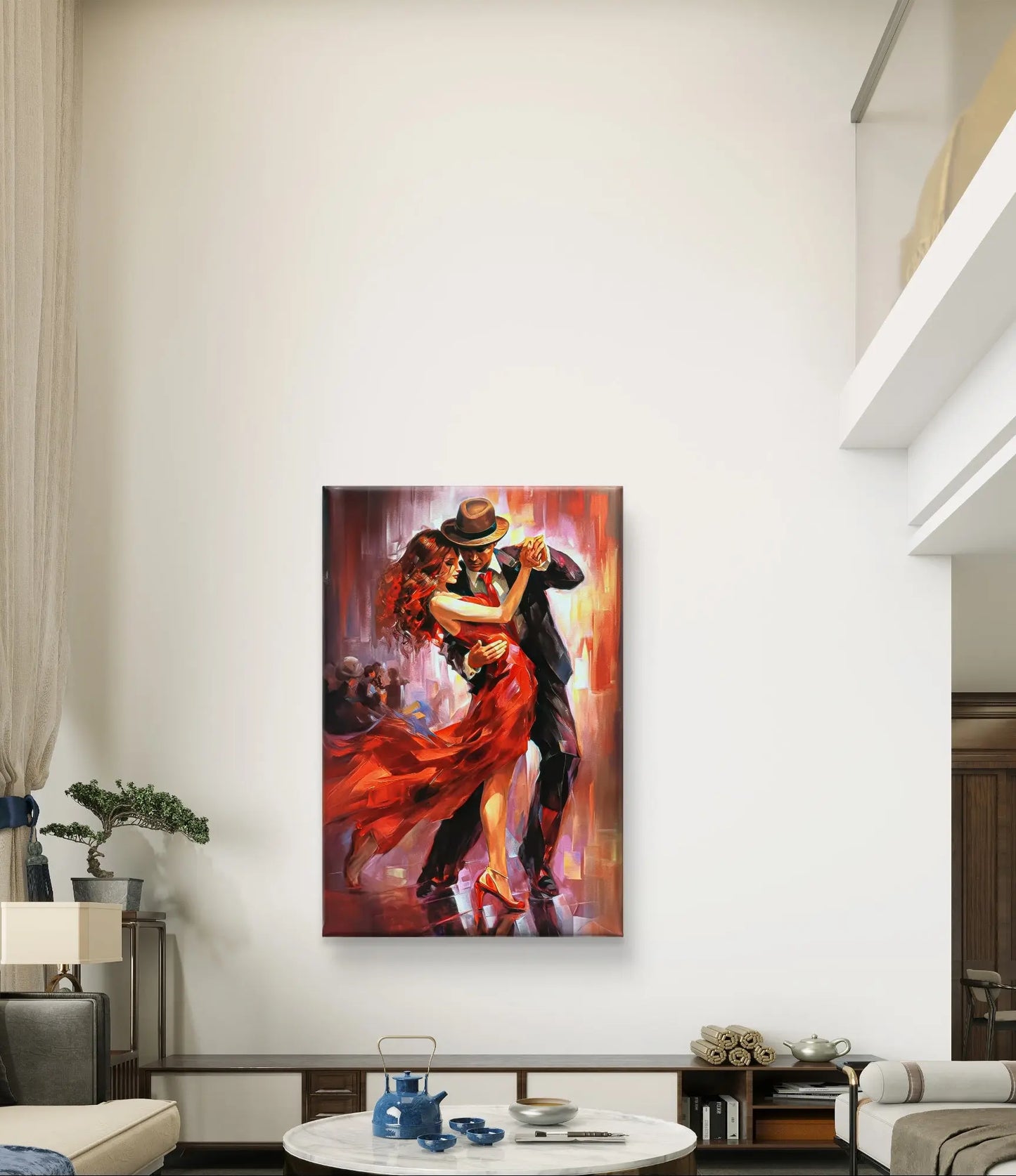 Art exclusif sur toile : "Danse de la Passion"
