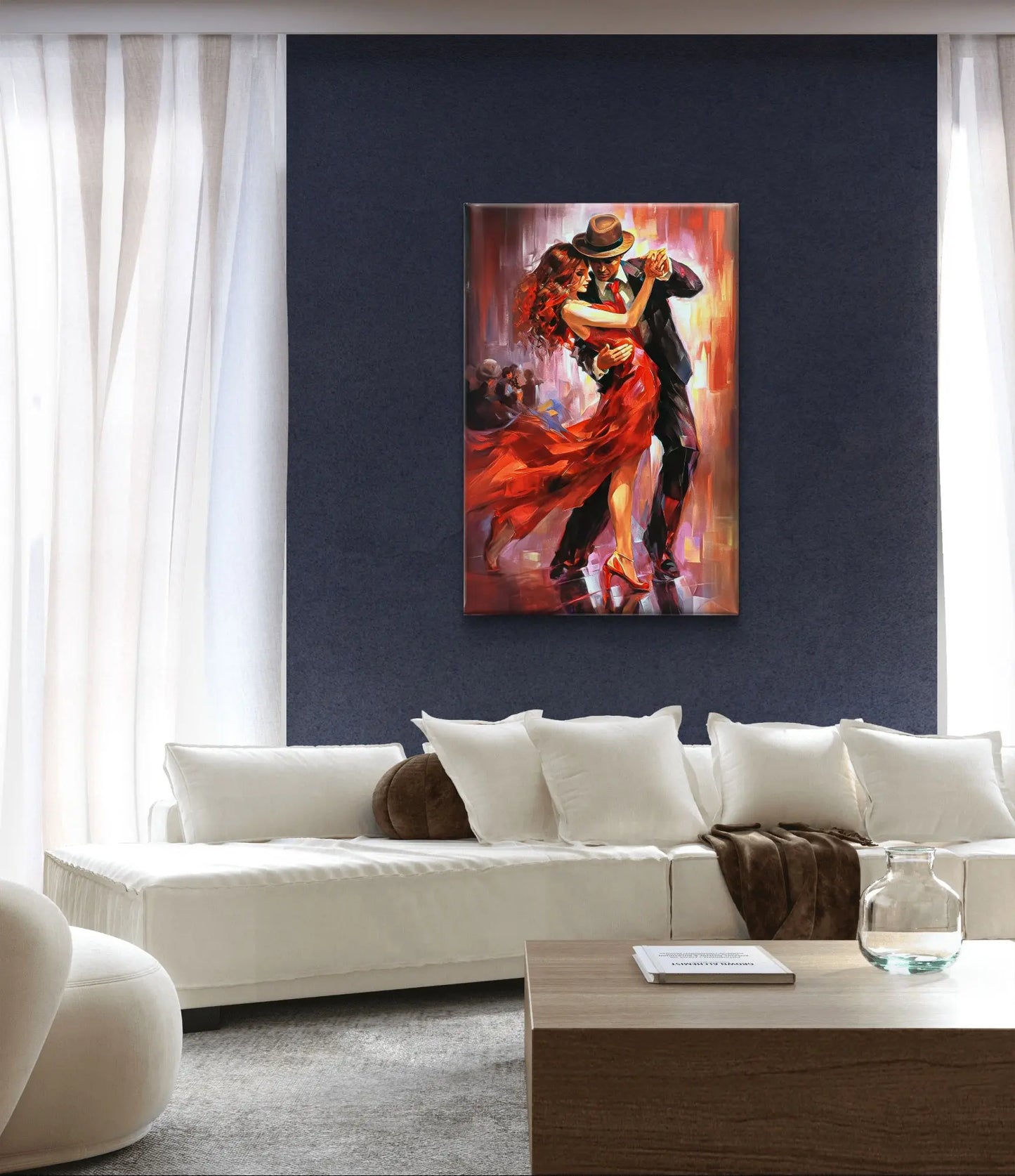 Art exclusif sur toile : "Danse de la Passion"