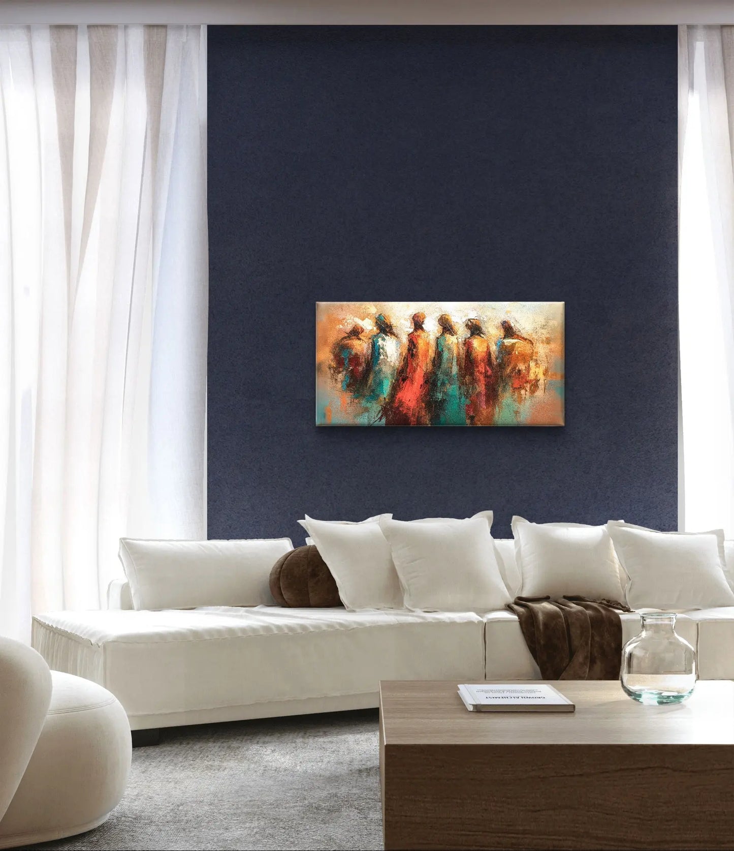 canvas boven sofa