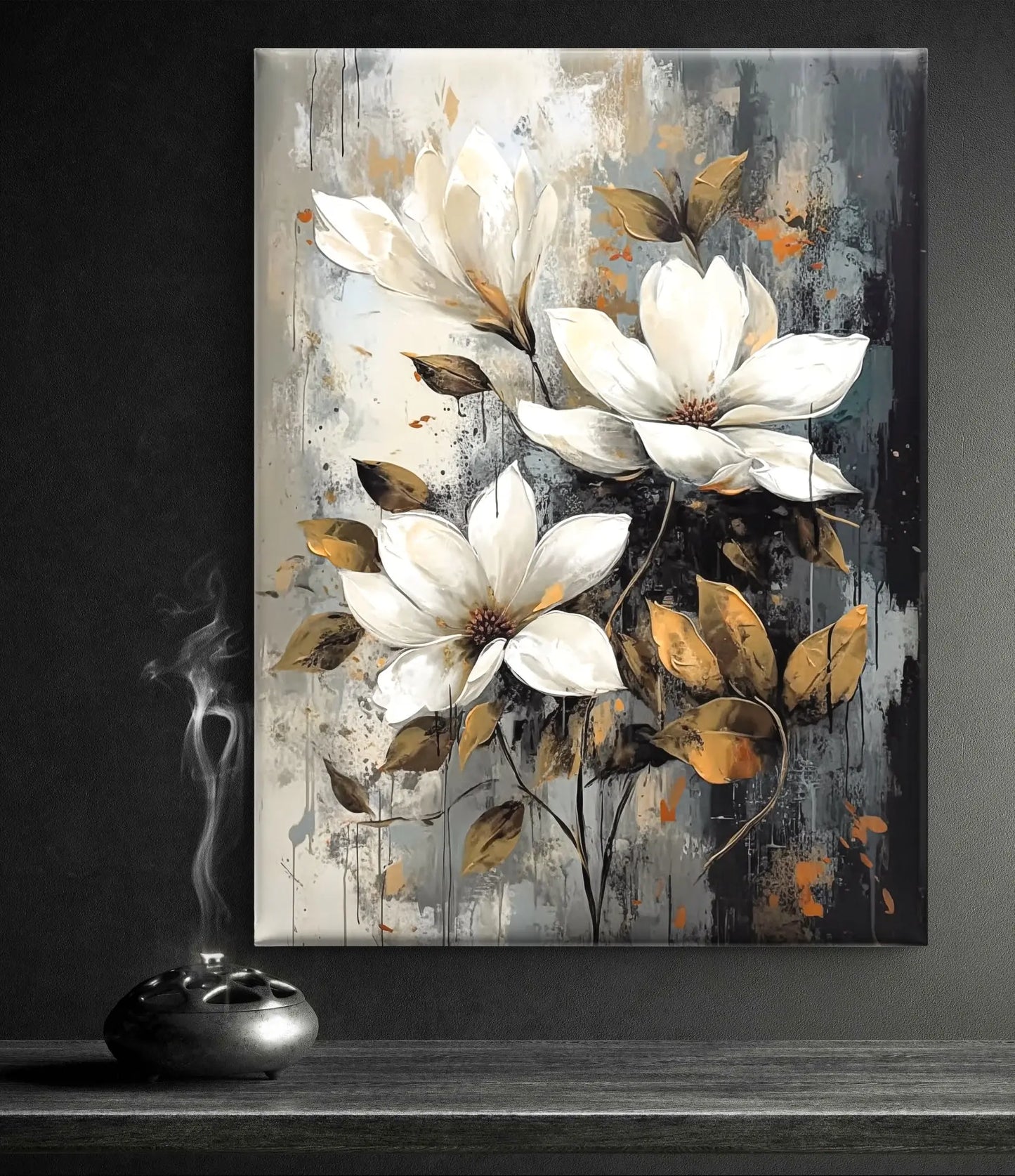 Elegantie in Bloei - Op canvas en verkrijgbaar in diverse afmetingen