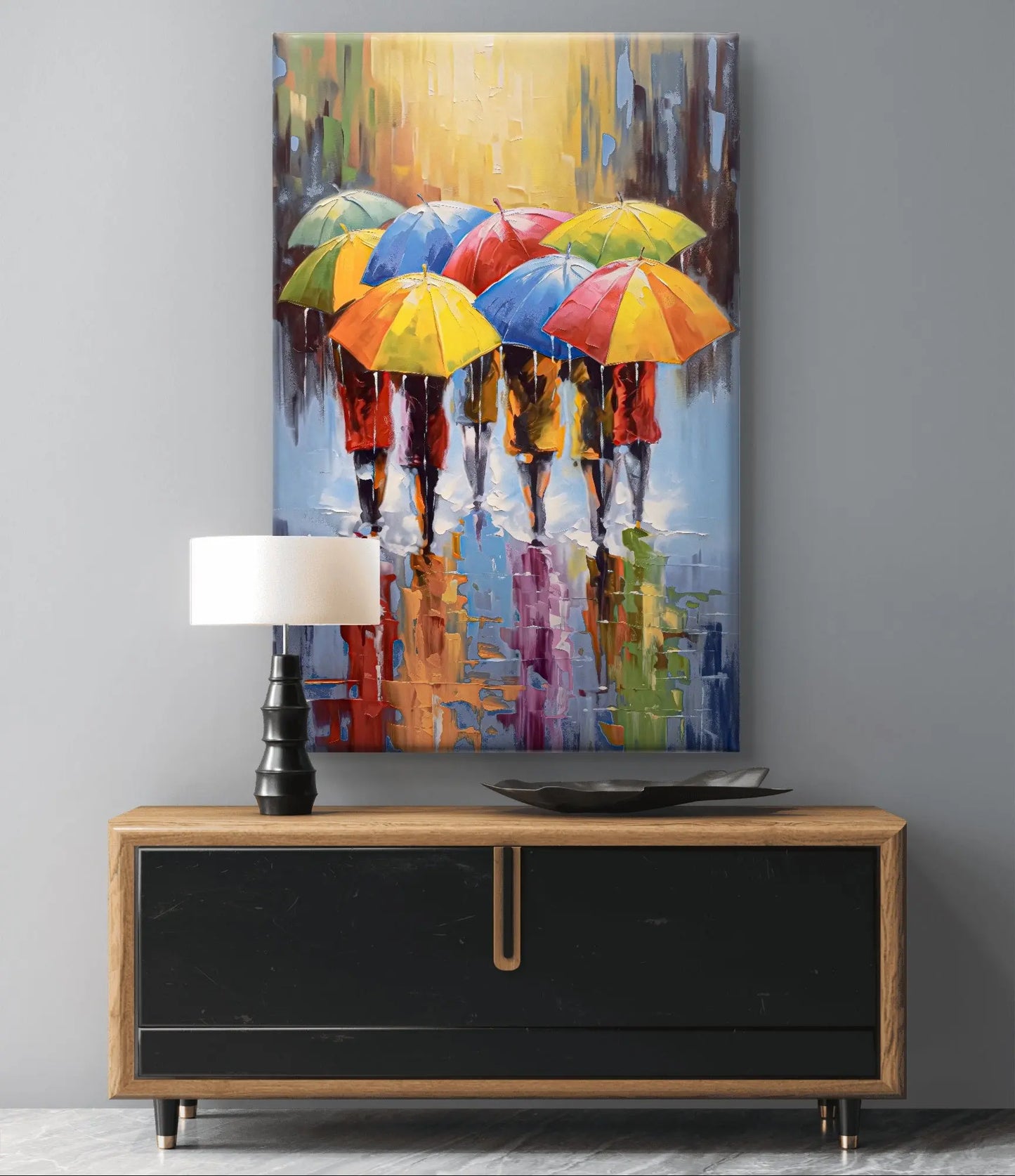 Regenscherm Reflecties - Canvas verkrijgbaar in diverse afmetingen