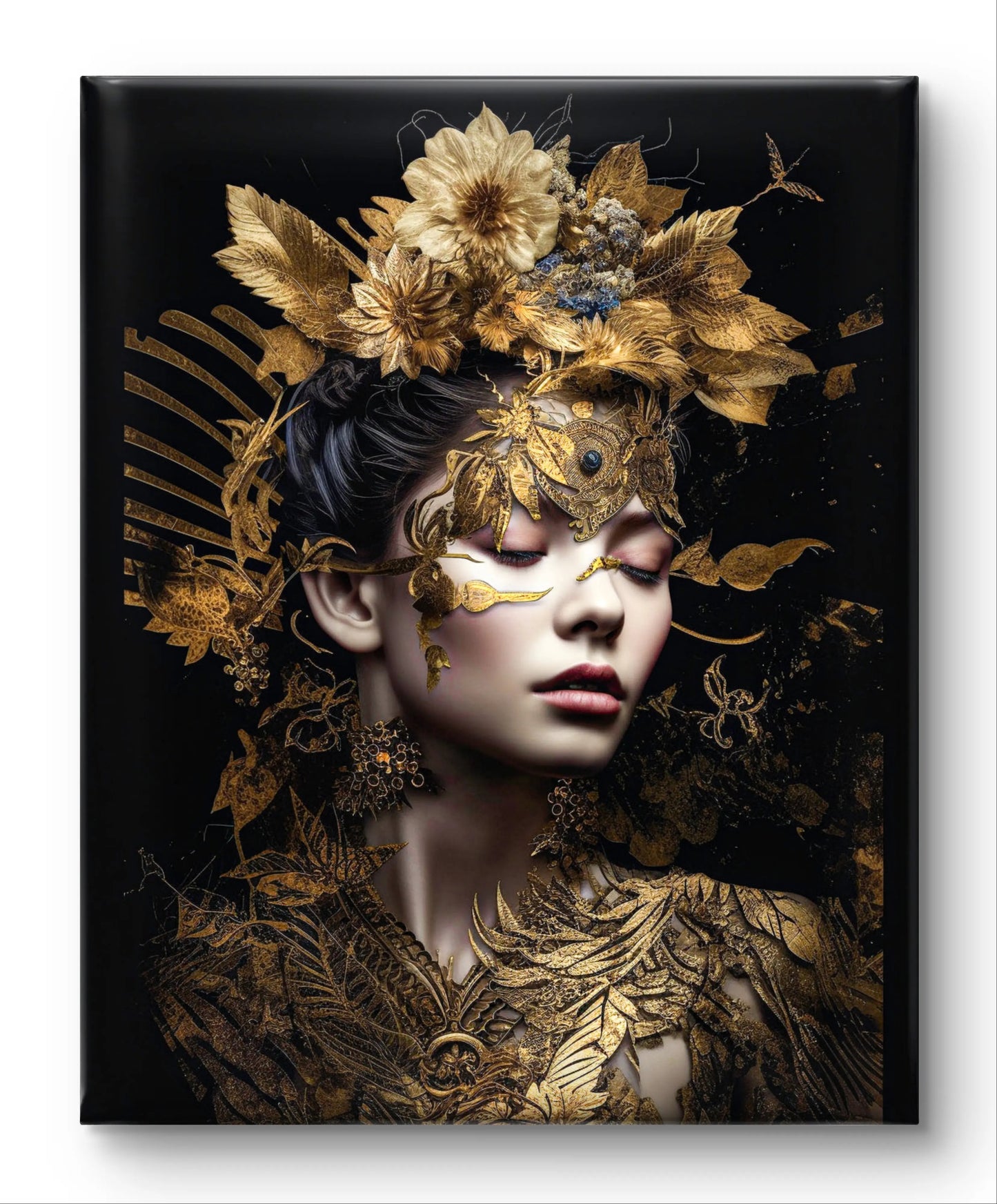 "Beauty in Gold" - Toile - Disponible en différentes tailles