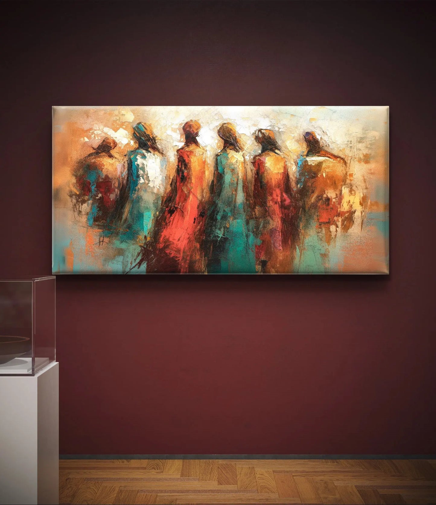 Uniek canvas muurdecoratie