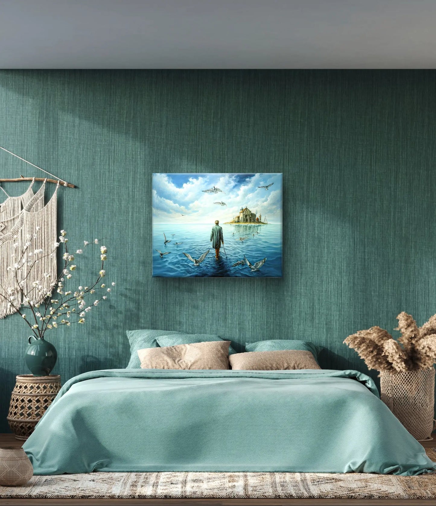 Le Chemin de la Réflexion - dimensions de la toile : 80cm x 60cm
