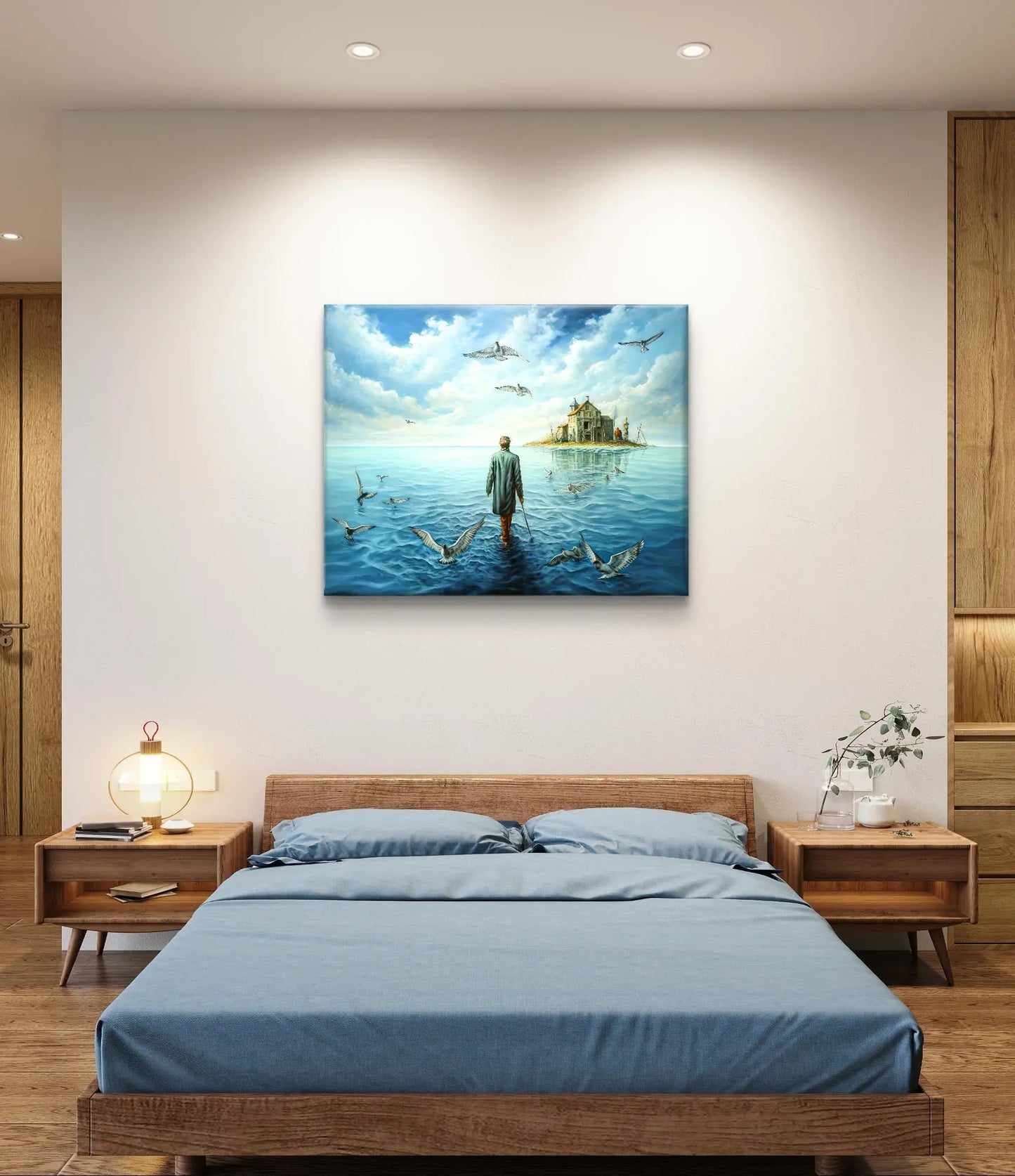 Le Chemin de la Réflexion - dimensions de la toile : 80cm x 60cm