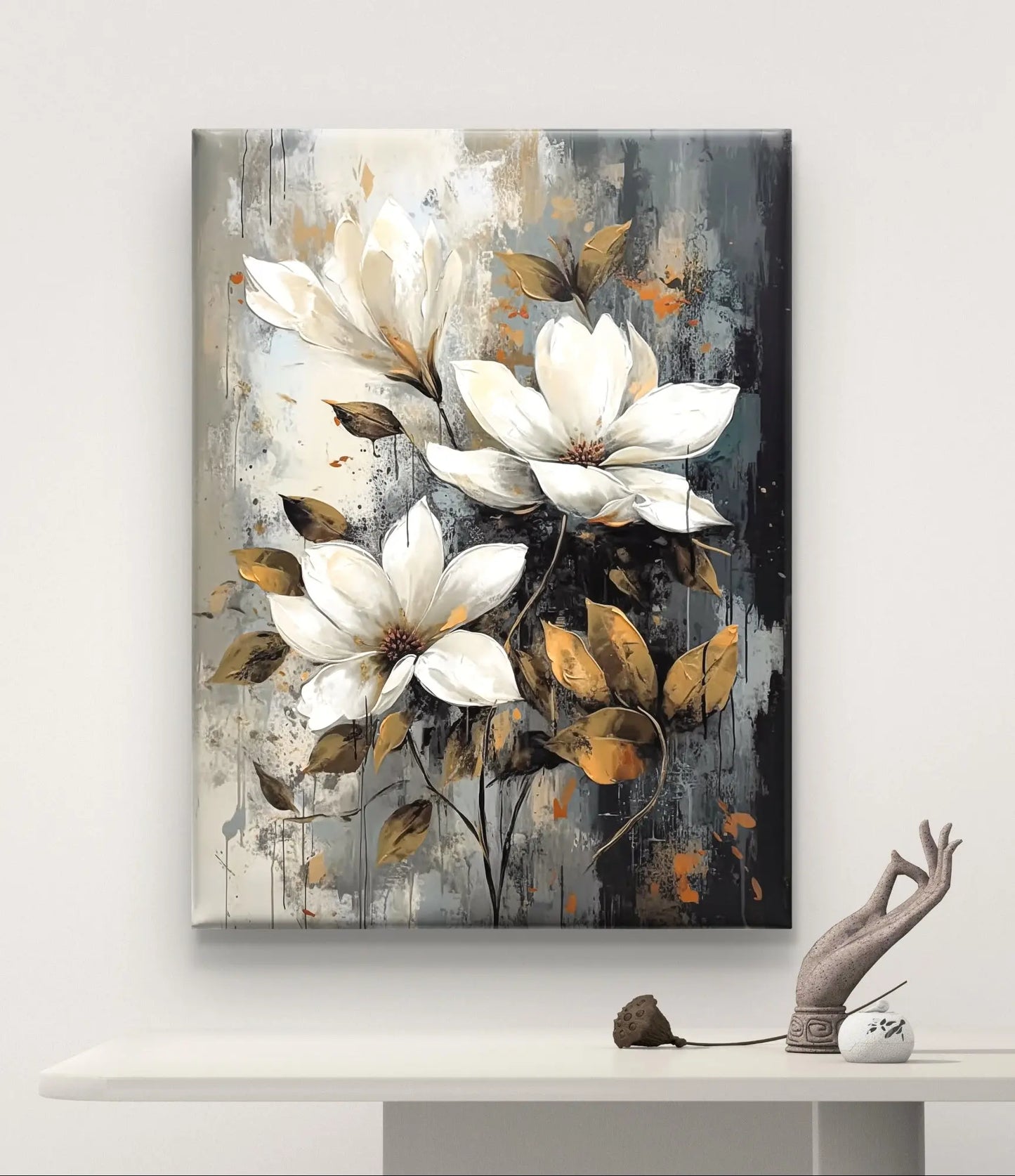 Elegantie in Bloei - Op canvas en verkrijgbaar in diverse afmetingen