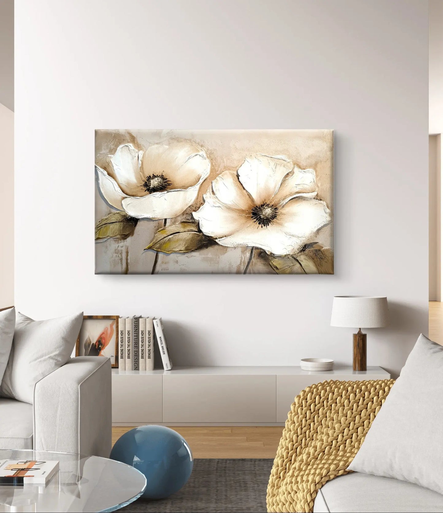 "Elegantie in Bloei" op canvas en verkrijgbaar in diverse afmetingen