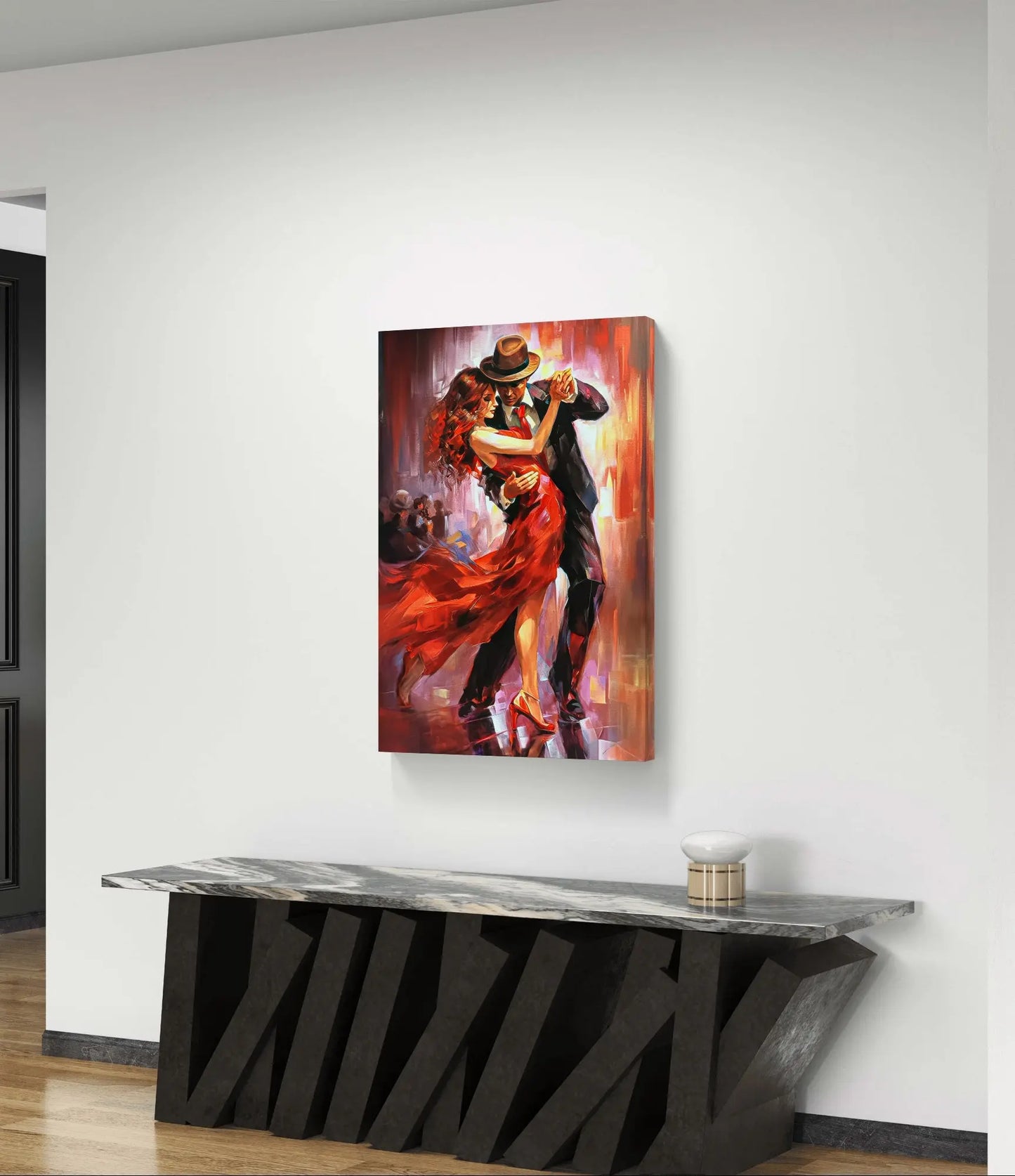 Art exclusif sur toile : "Danse de la Passion"