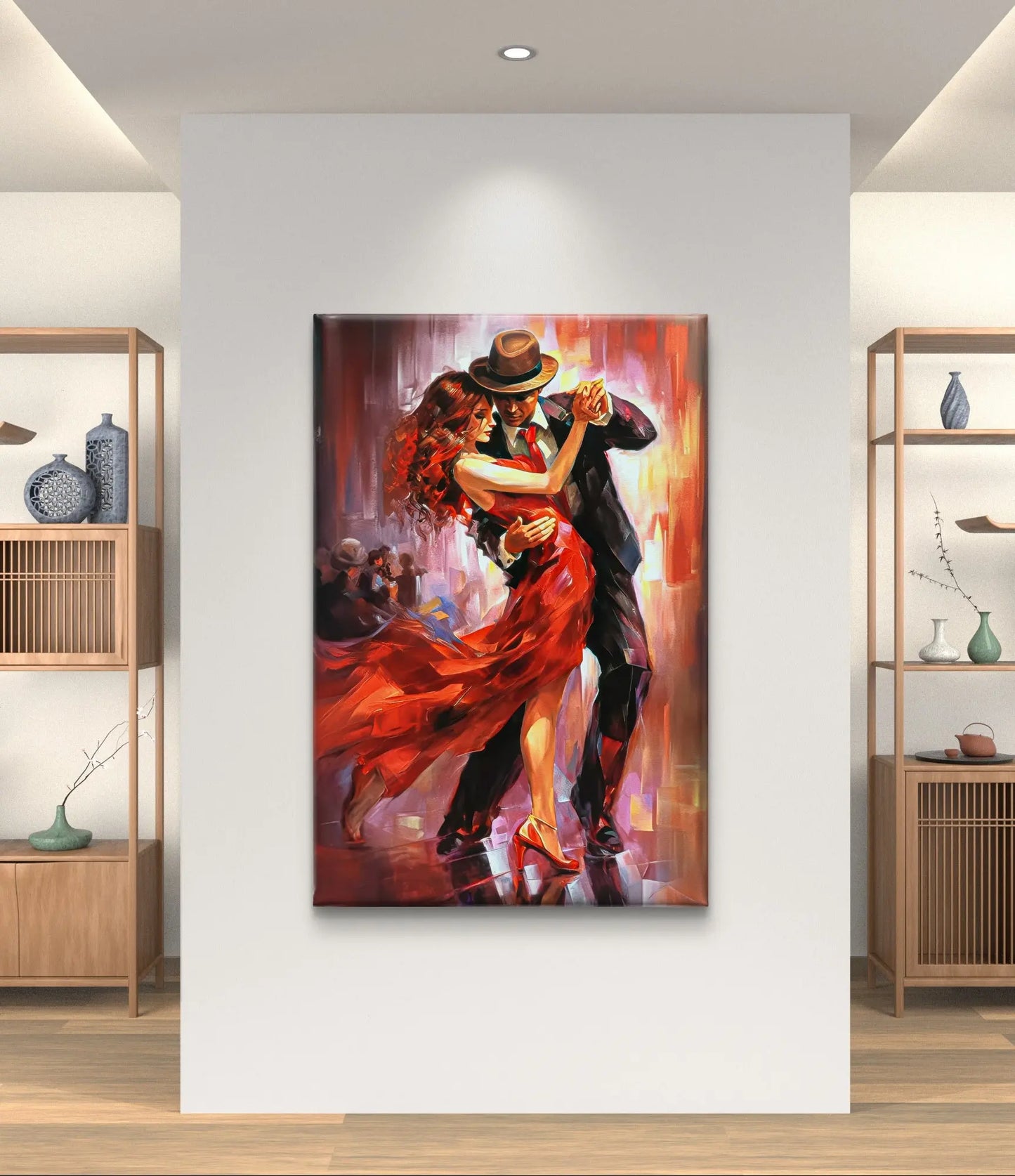Art exclusif sur toile : "Danse de la Passion"