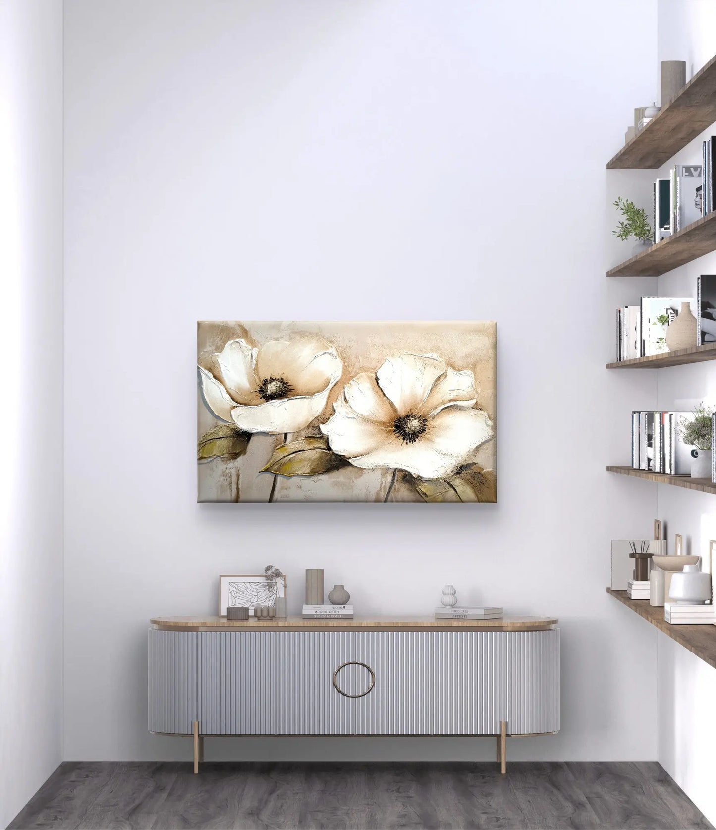 "Elegantie in Bloei" op canvas en verkrijgbaar in diverse afmetingen