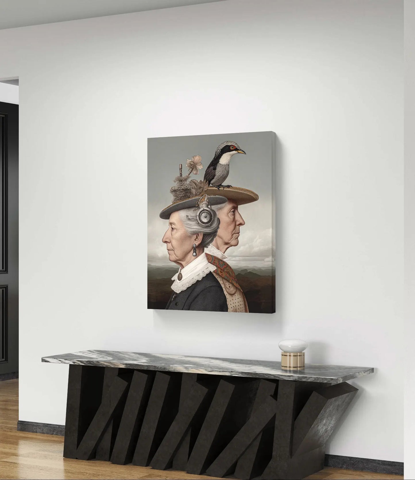 De Wachters van Vergeten Tijden -canvas in diverse afmetingen