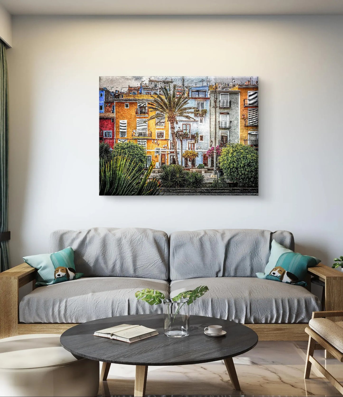Villajoyosa - Canvas verkrijgbaar in diverse afmetingen