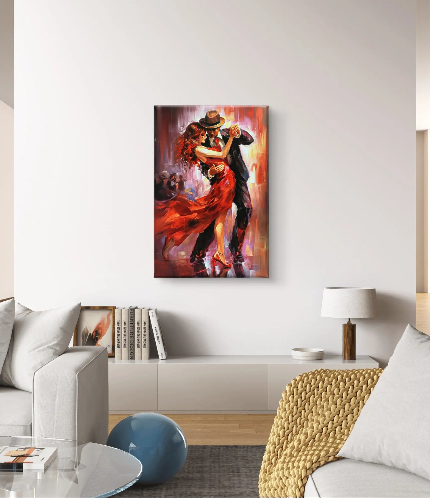 Art exclusif sur toile : "Danse de la Passion"