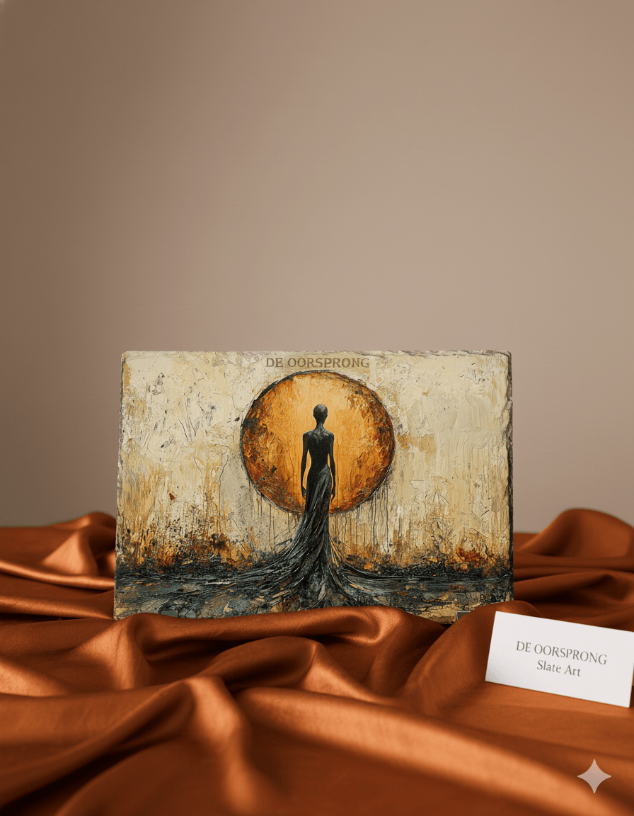 🌕 De Oorsprong – op Leisteen - Pixure Art