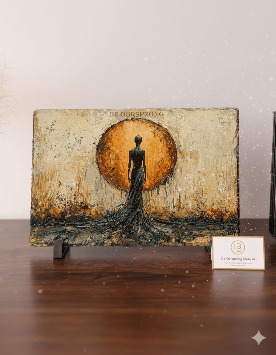 🌕 De Oorsprong – op Leisteen - Pixure Art