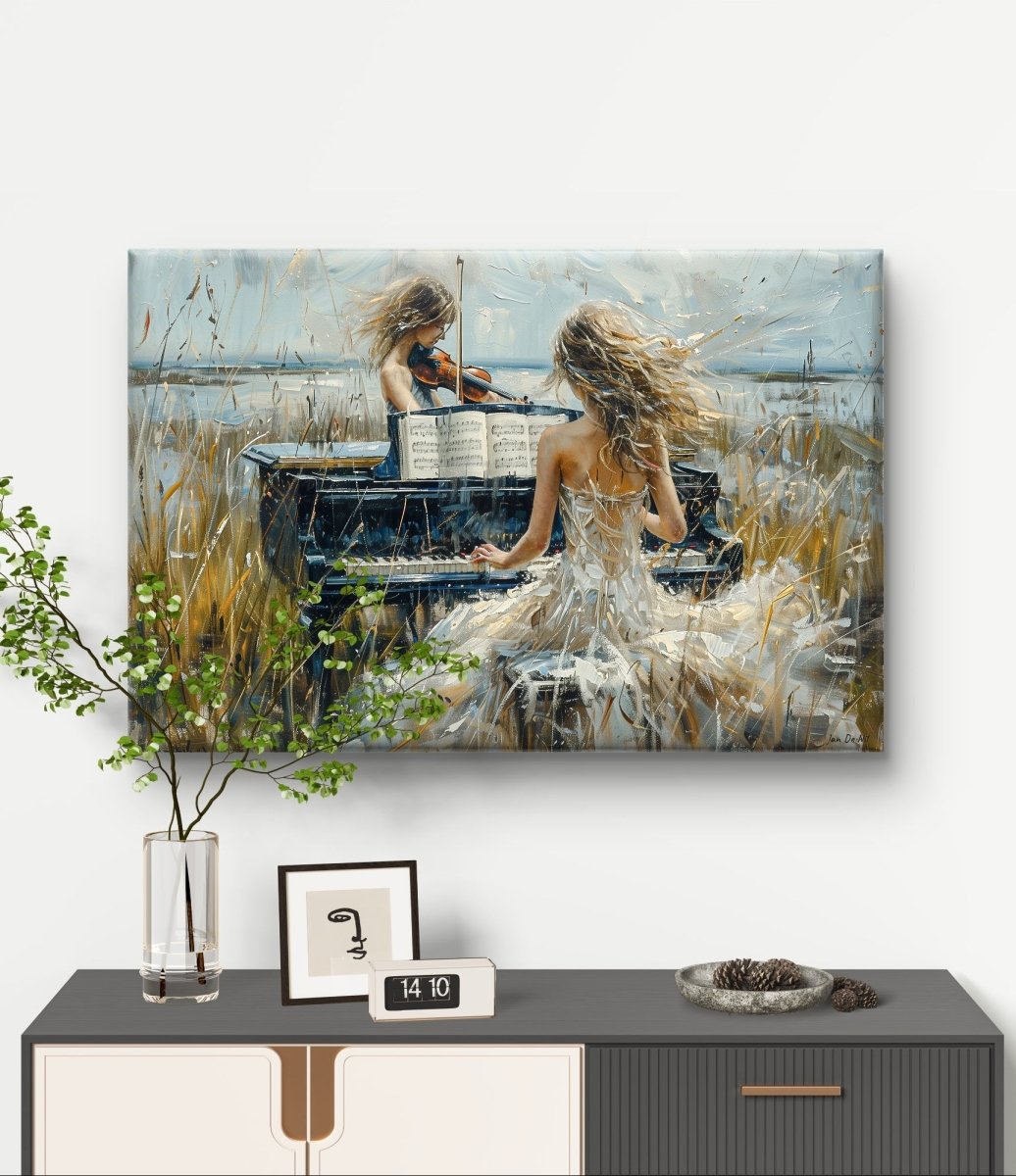 🎨 Samenspel - Op Premium Canvas - Pixure Art