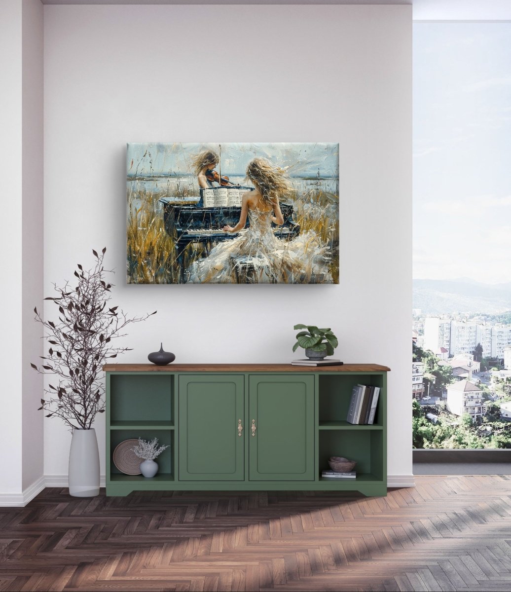 🎨 Samenspel - Op Premium Canvas - Pixure Art