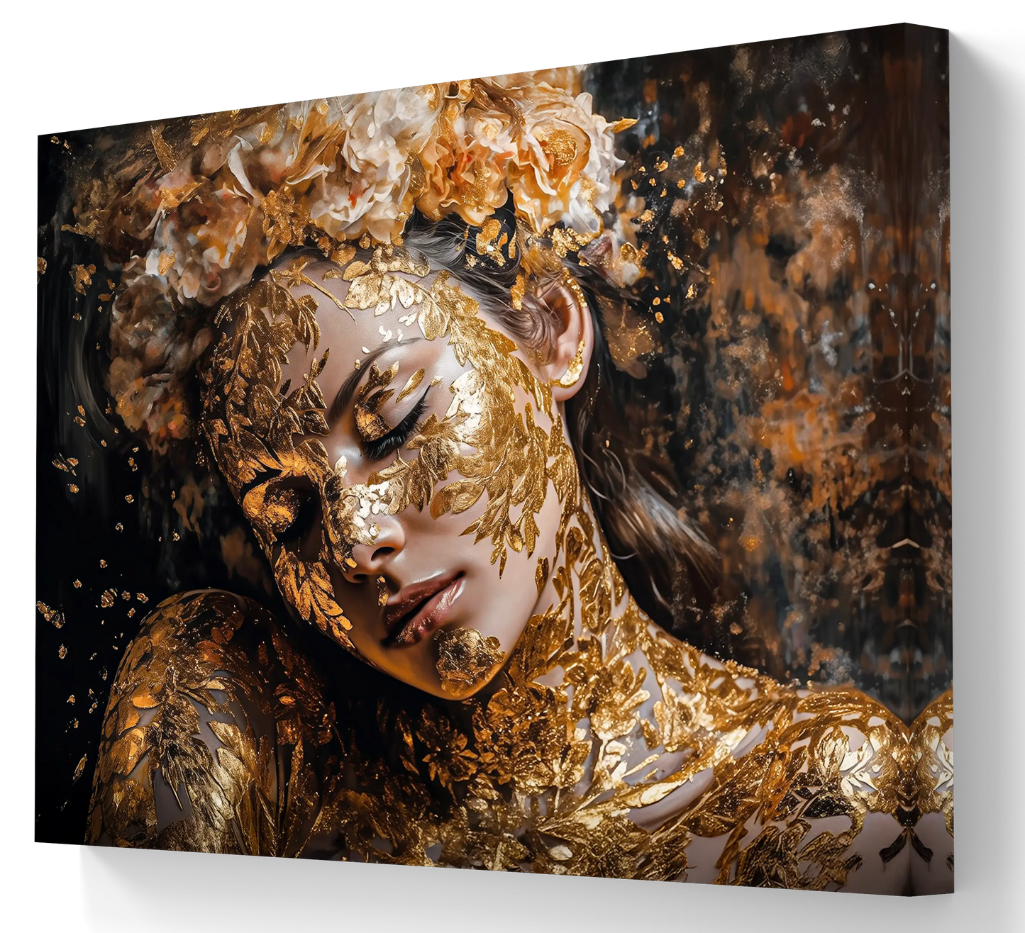 Gilded Beauty - Toile de différentes tailles - Maintenant avec un ensemble de suspension gratuit