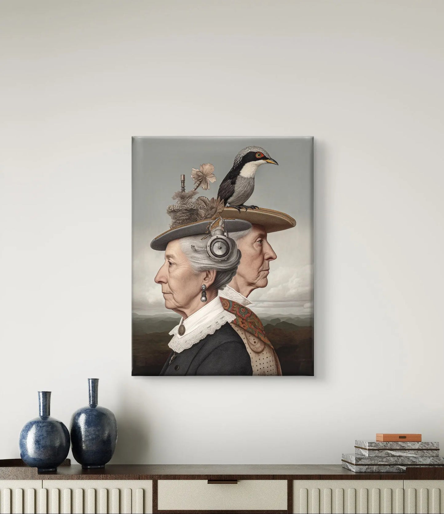De Wachters van Vergeten Tijden -canvas in diverse afmetingen