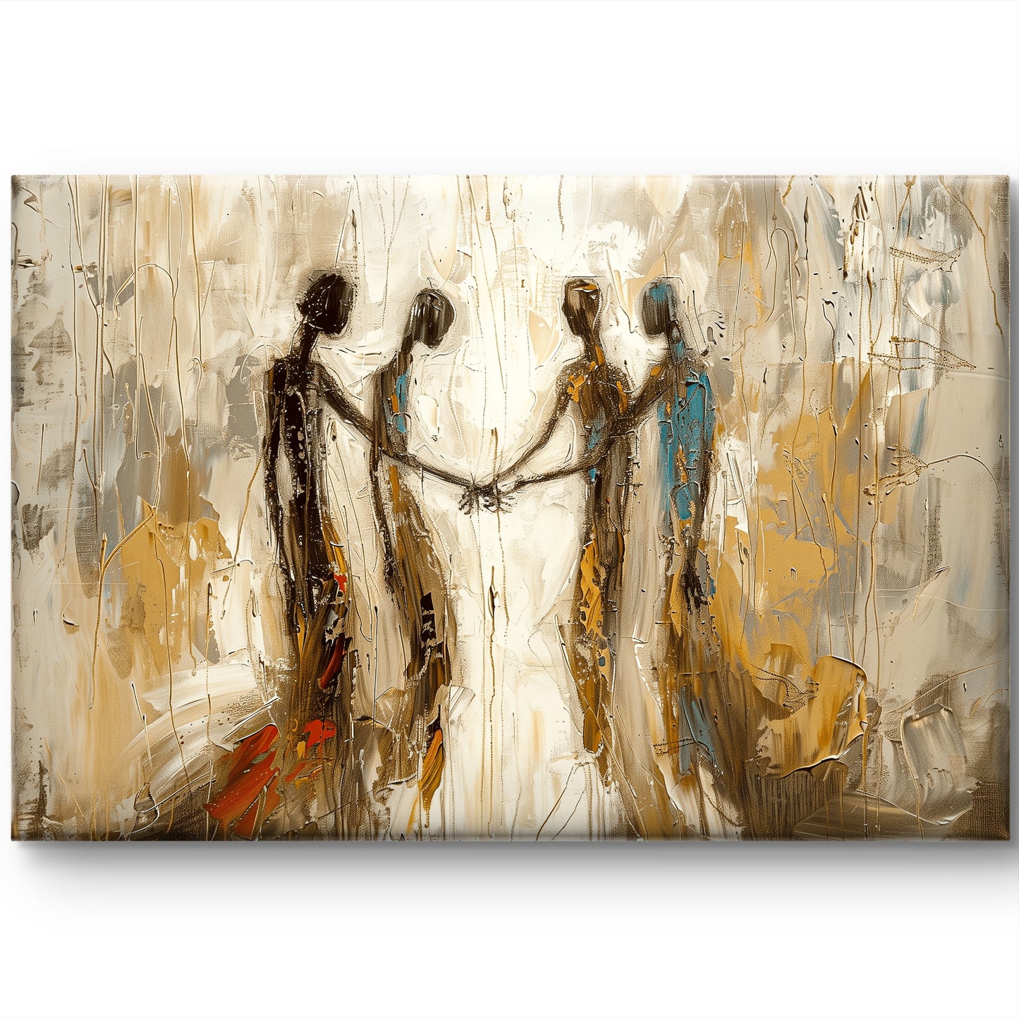 "Tussen mensen" - Canvas - Verkijgbaar in diverse afmetingen