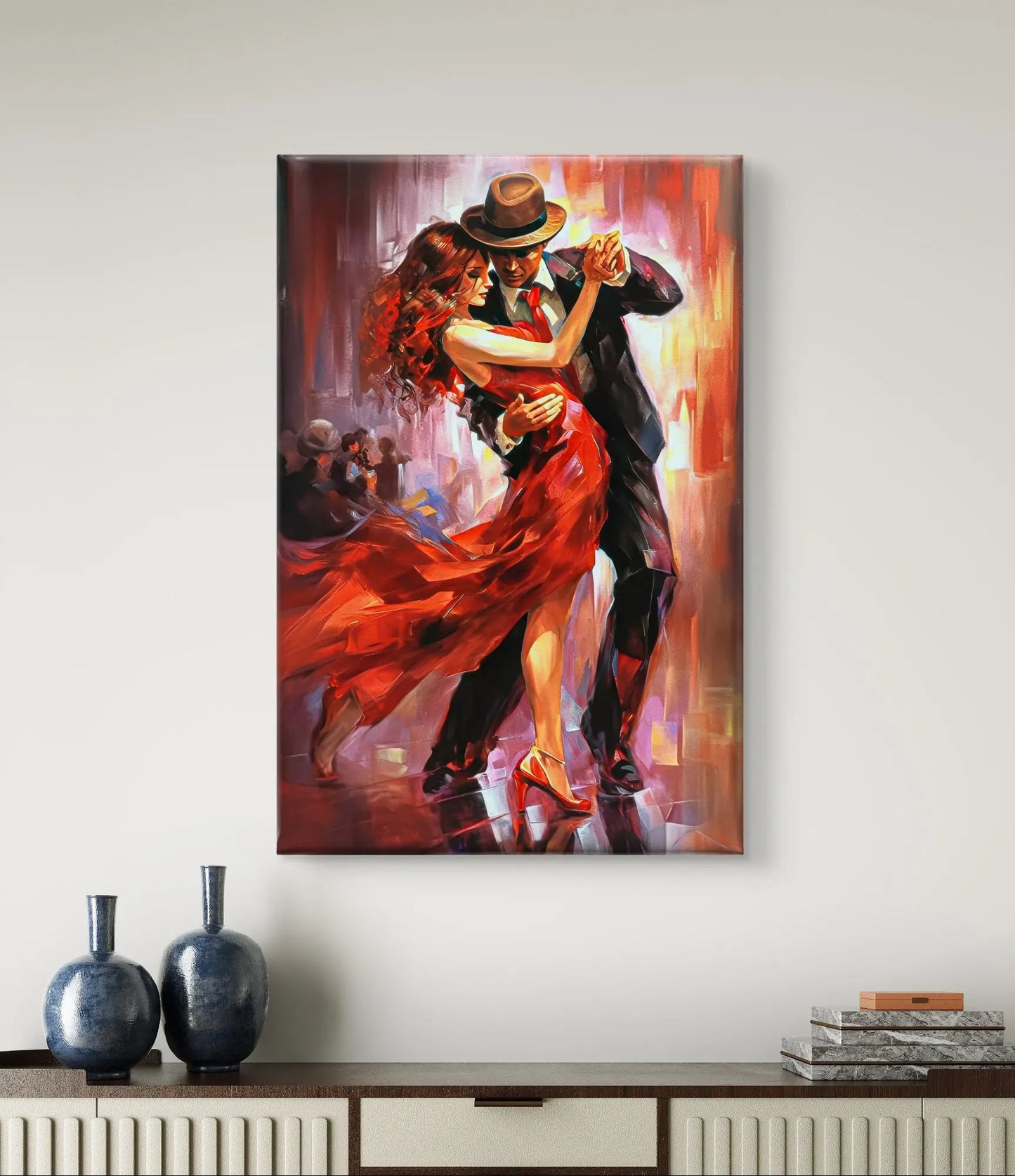 Art exclusif sur toile : "Danse de la Passion"