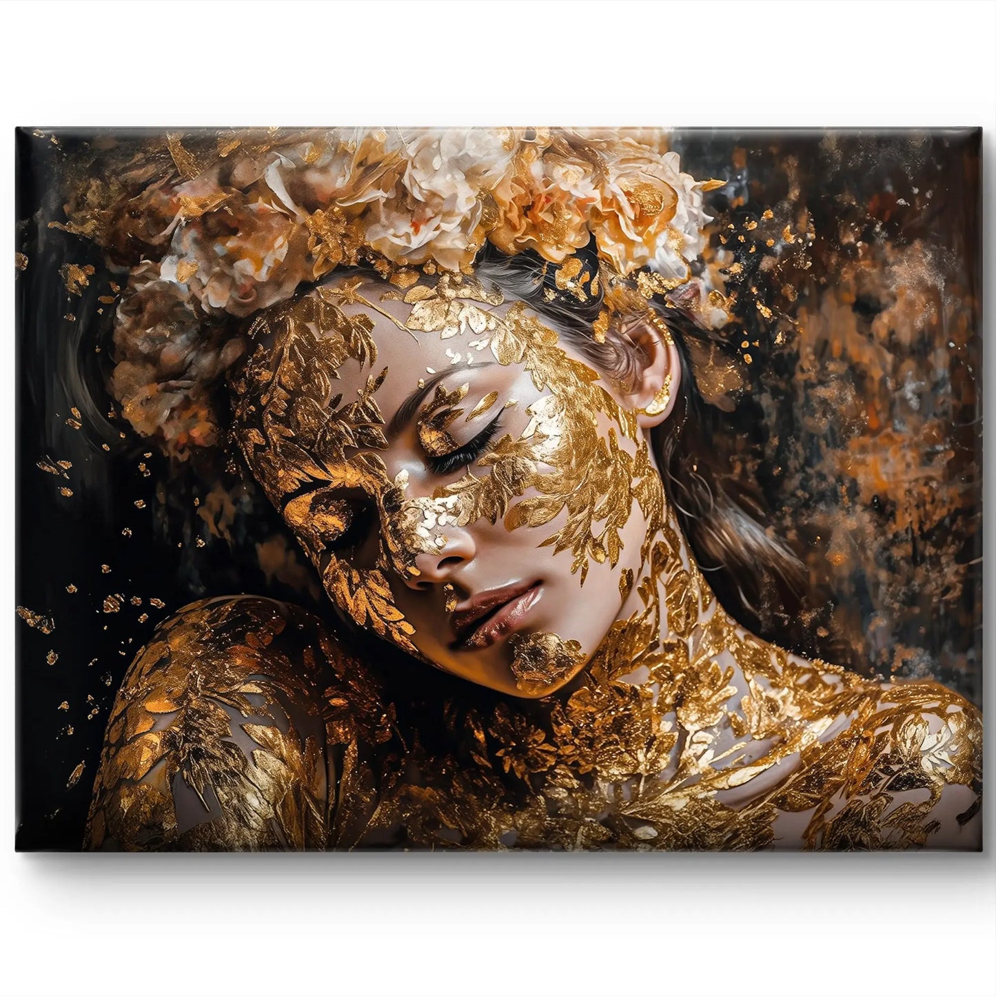 Gilded Beauty - Toile de différentes tailles - Maintenant avec un ensemble de suspension gratuit