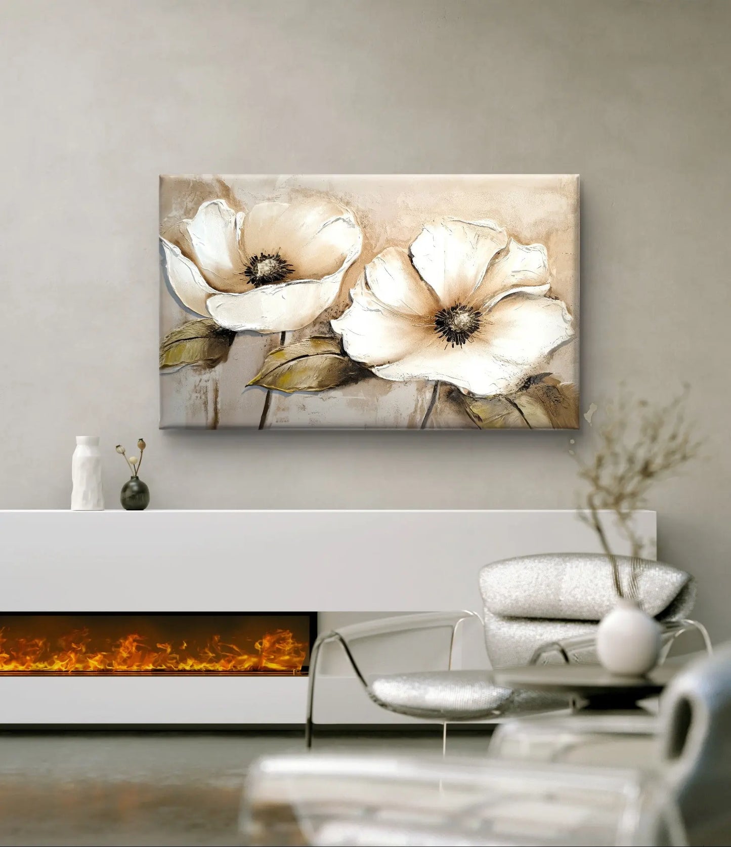 "Elegantie in Bloei" op canvas en verkrijgbaar in diverse afmetingen