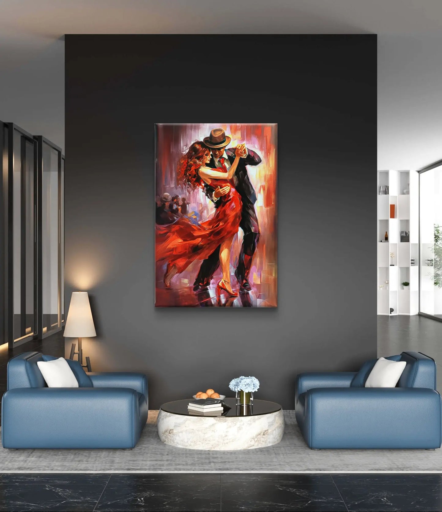 Art exclusif sur toile : "Danse de la Passion"