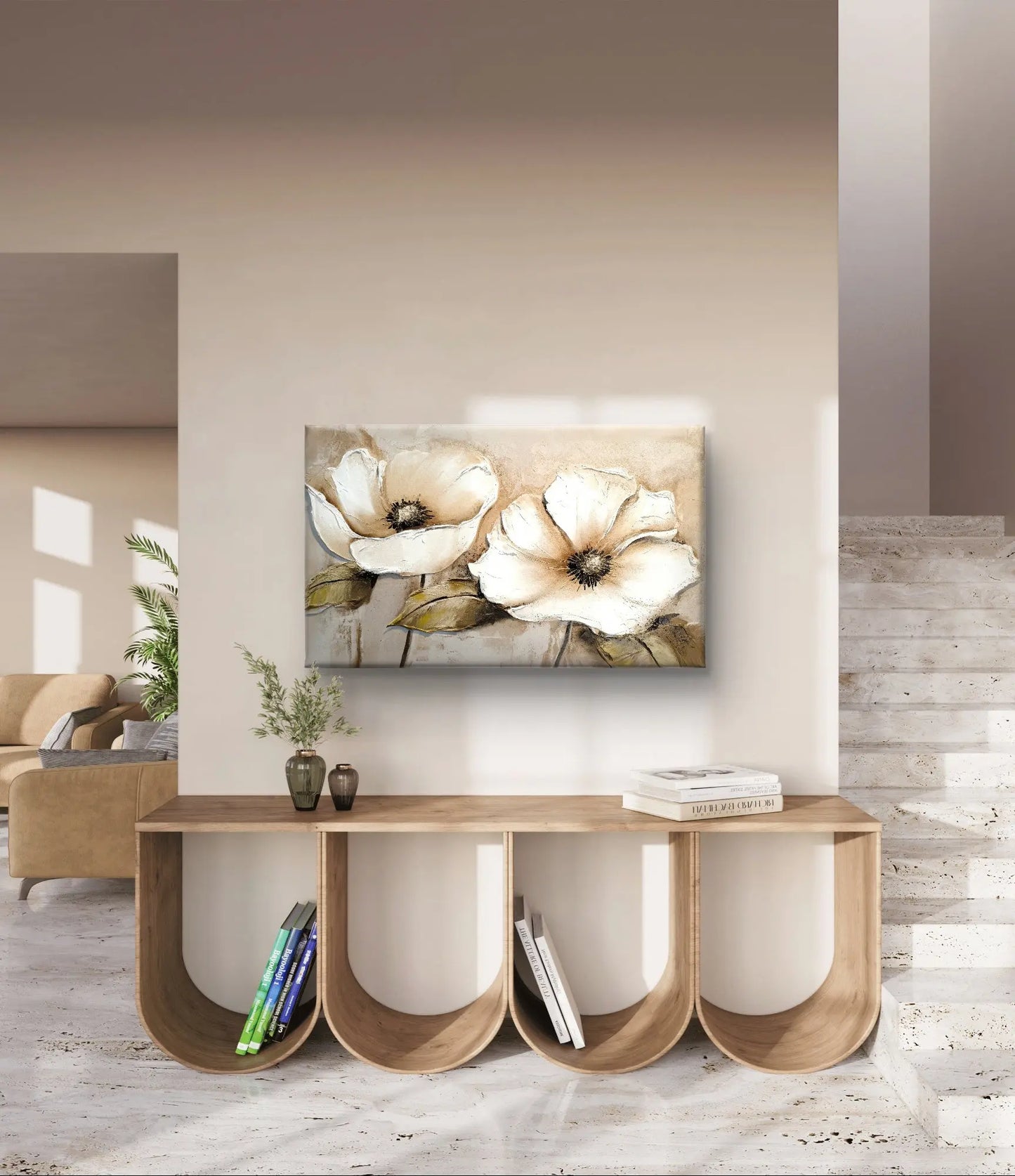 "Elegantie in Bloei" op canvas en verkrijgbaar in diverse afmetingen