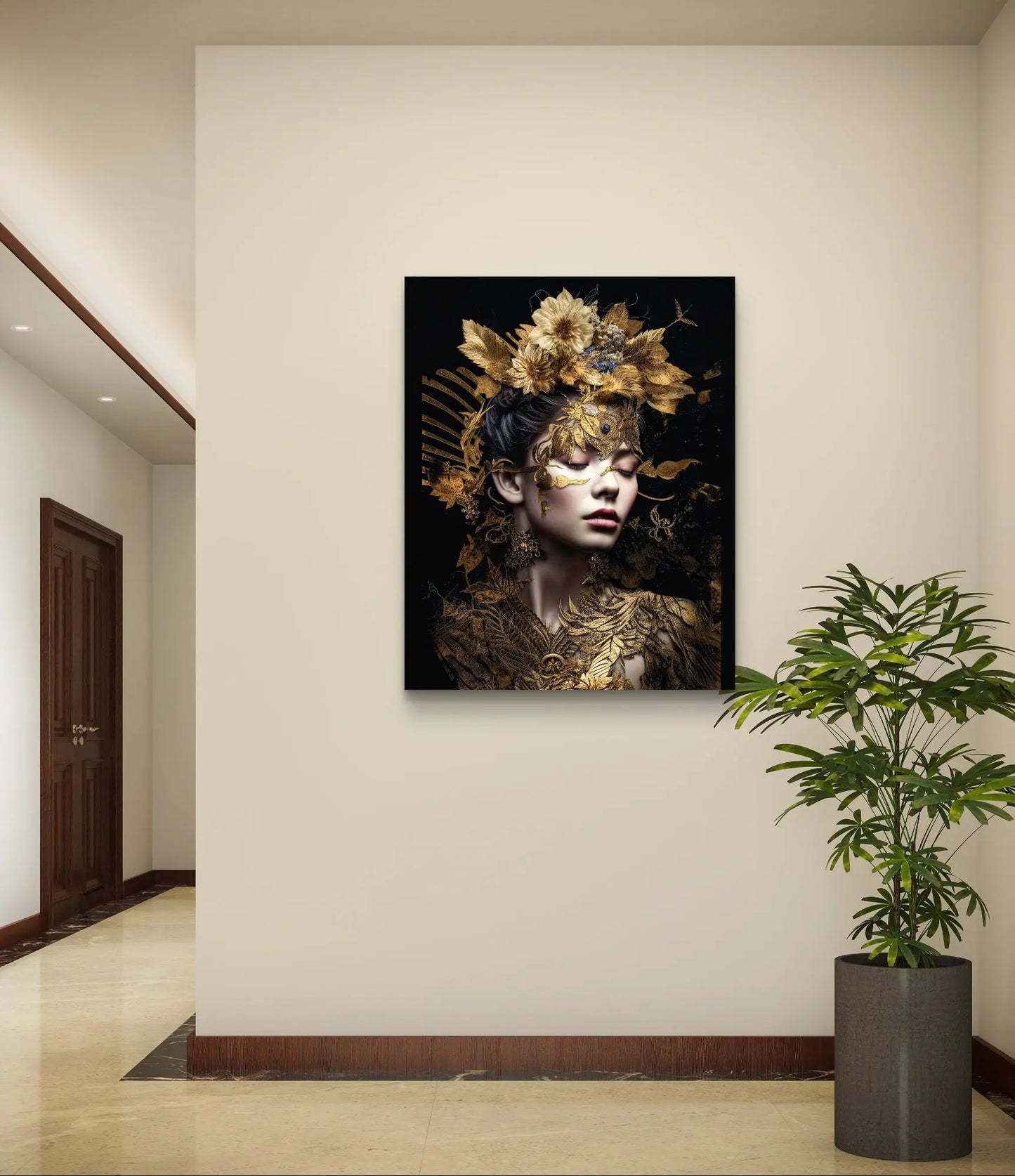 "Beauty in Gold" - Toile - Disponible en différentes tailles