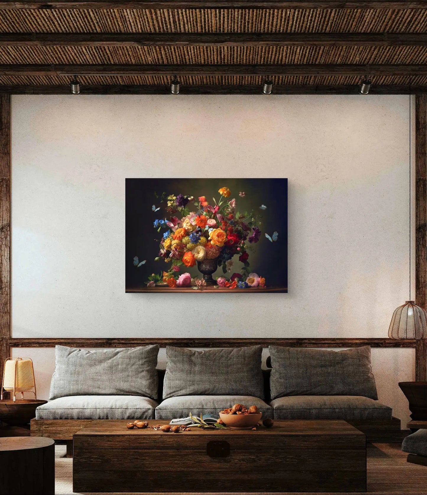 Schilderij bloemen