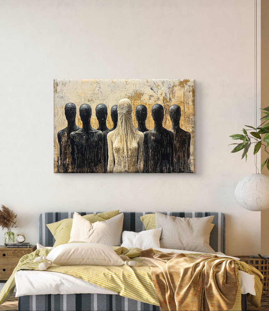 schilderij voor slaapkamer, een wanddecoratie op canvas verkrijgbaar in diverse afmetingen