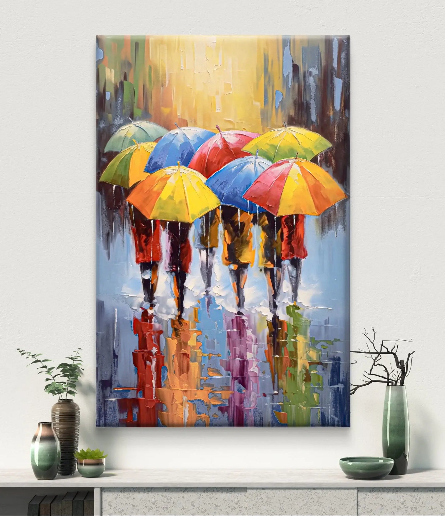 Regenscherm Reflecties - Canvas verkrijgbaar in diverse afmetingen