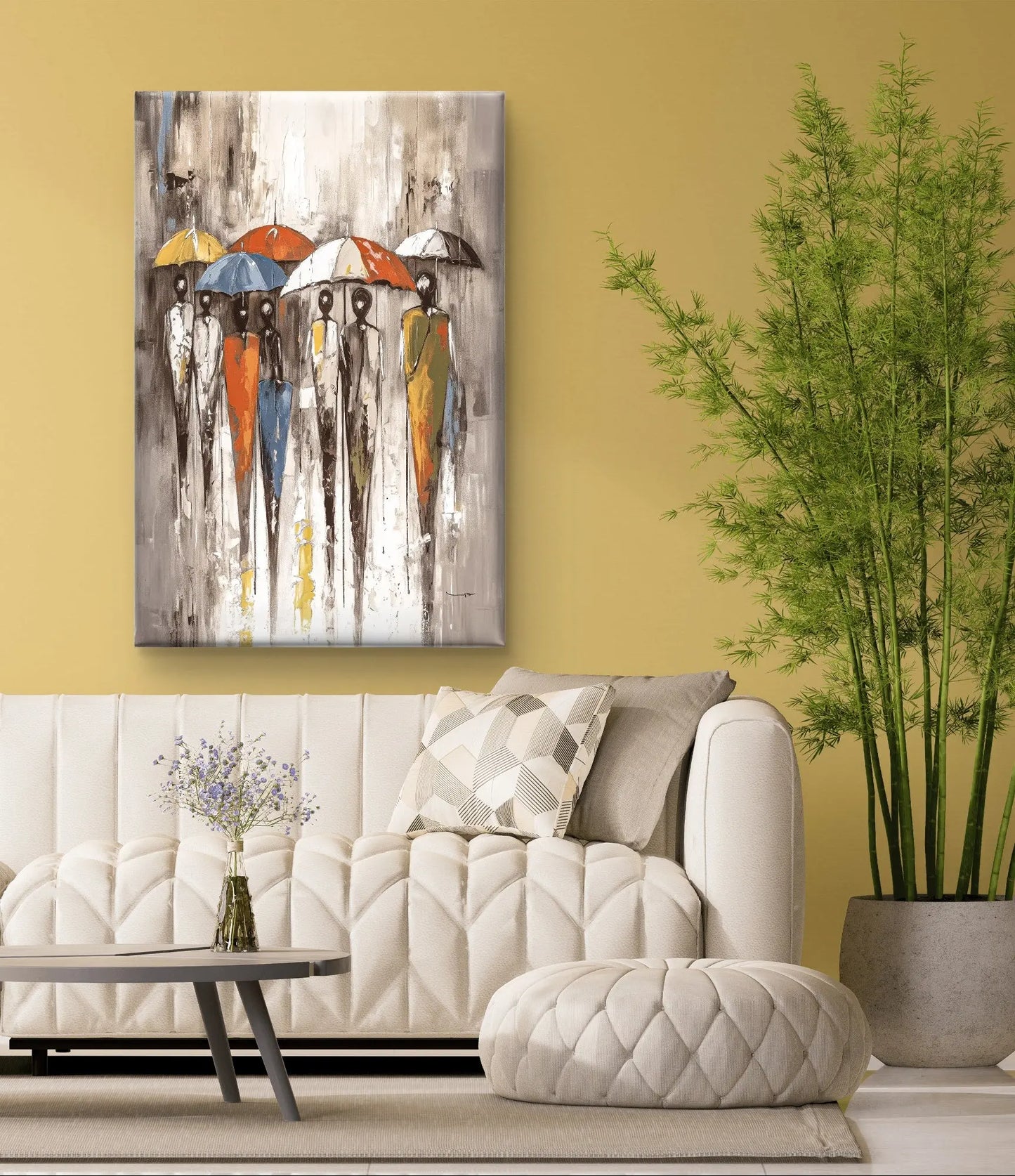 Under the Umbrellas - canvas diverse afmetingen