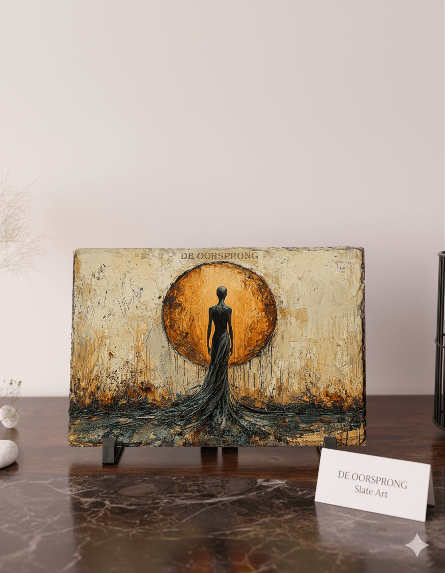 🌕 De Oorsprong – op Leisteen - Pixure Art