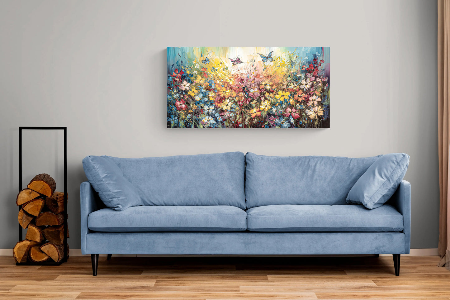 "Veld van vreugde" - Canvas verkrijgbaar in diverse afmetingen