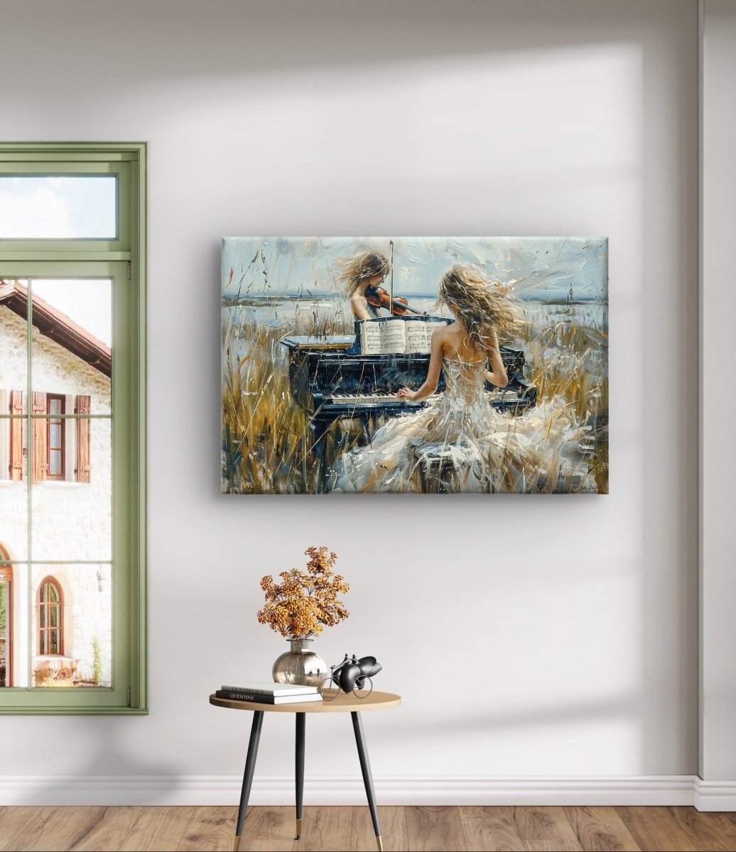 🎨 Samenspel - Op Premium Canvas - Pixure Art