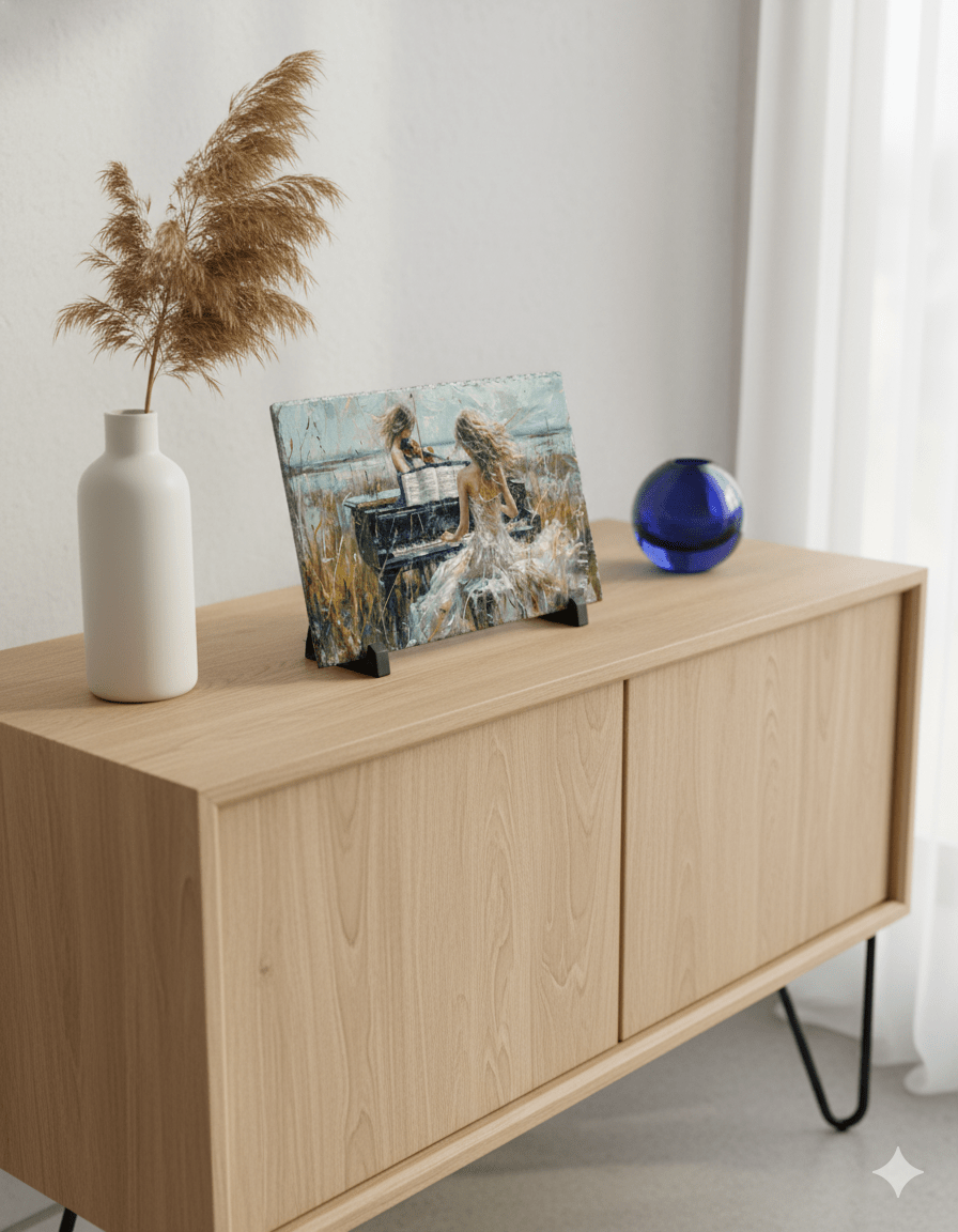 Samenspel - Pixure Art kunst op Leisteen - Pixure Art