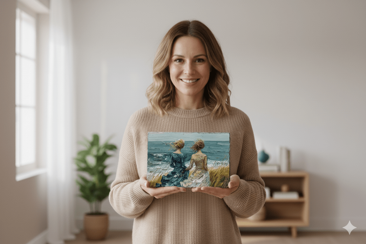 🌊 Tot waar de wind ons draagt – op Leisteen - Pixure Art