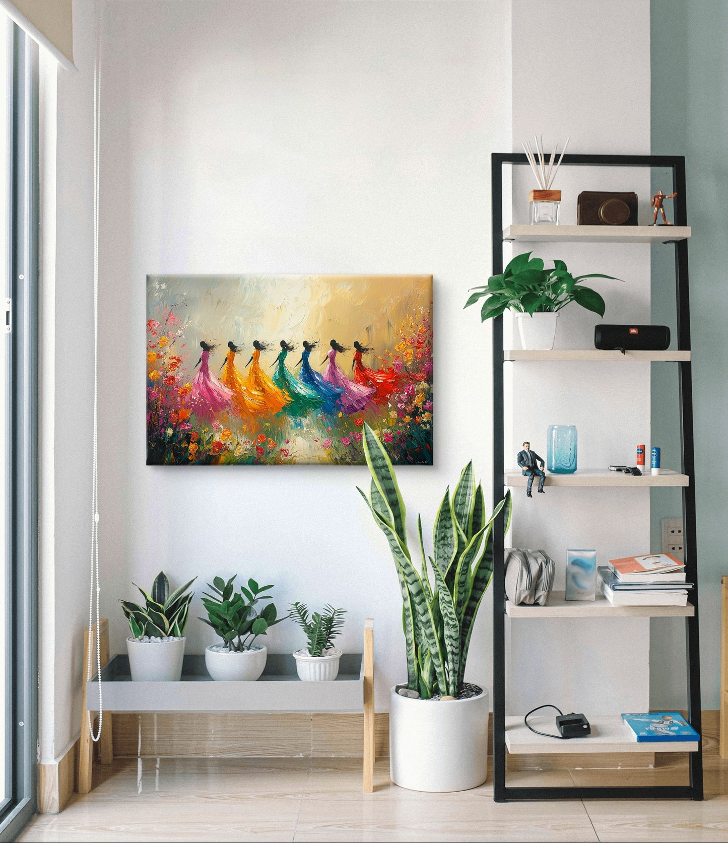 Exclusieve kunstwerken op canvas. koop dit schilderij "De dans van de Lente"