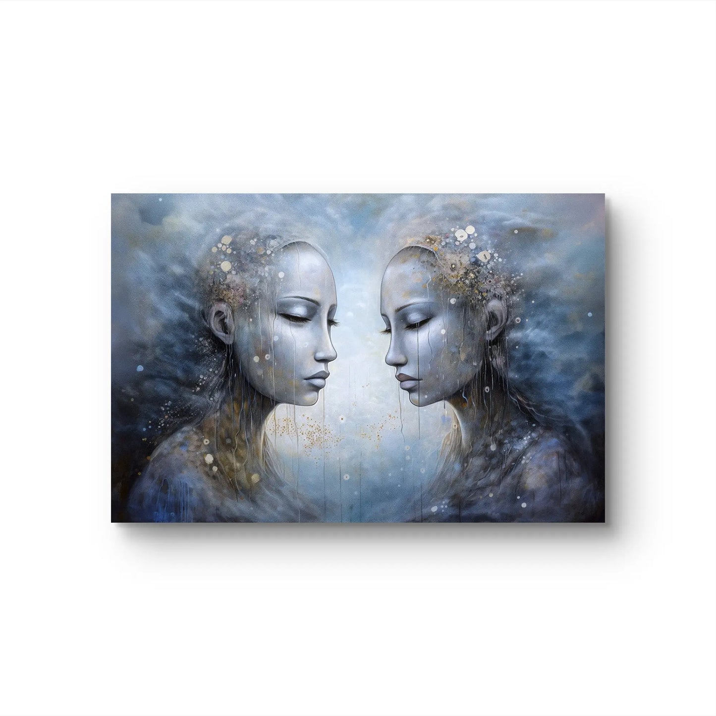 Tears in Heaven - Canvas met afmetingen 100cm x 75cm