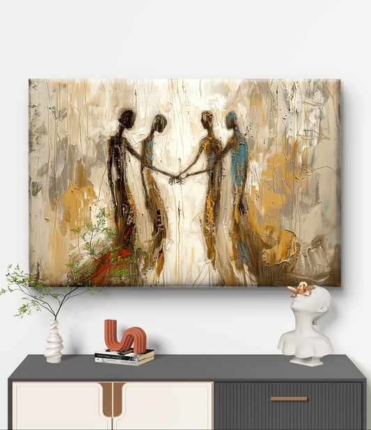 "Tussen mensen" - Canvas - Verkijgbaar in diverse afmetingen
