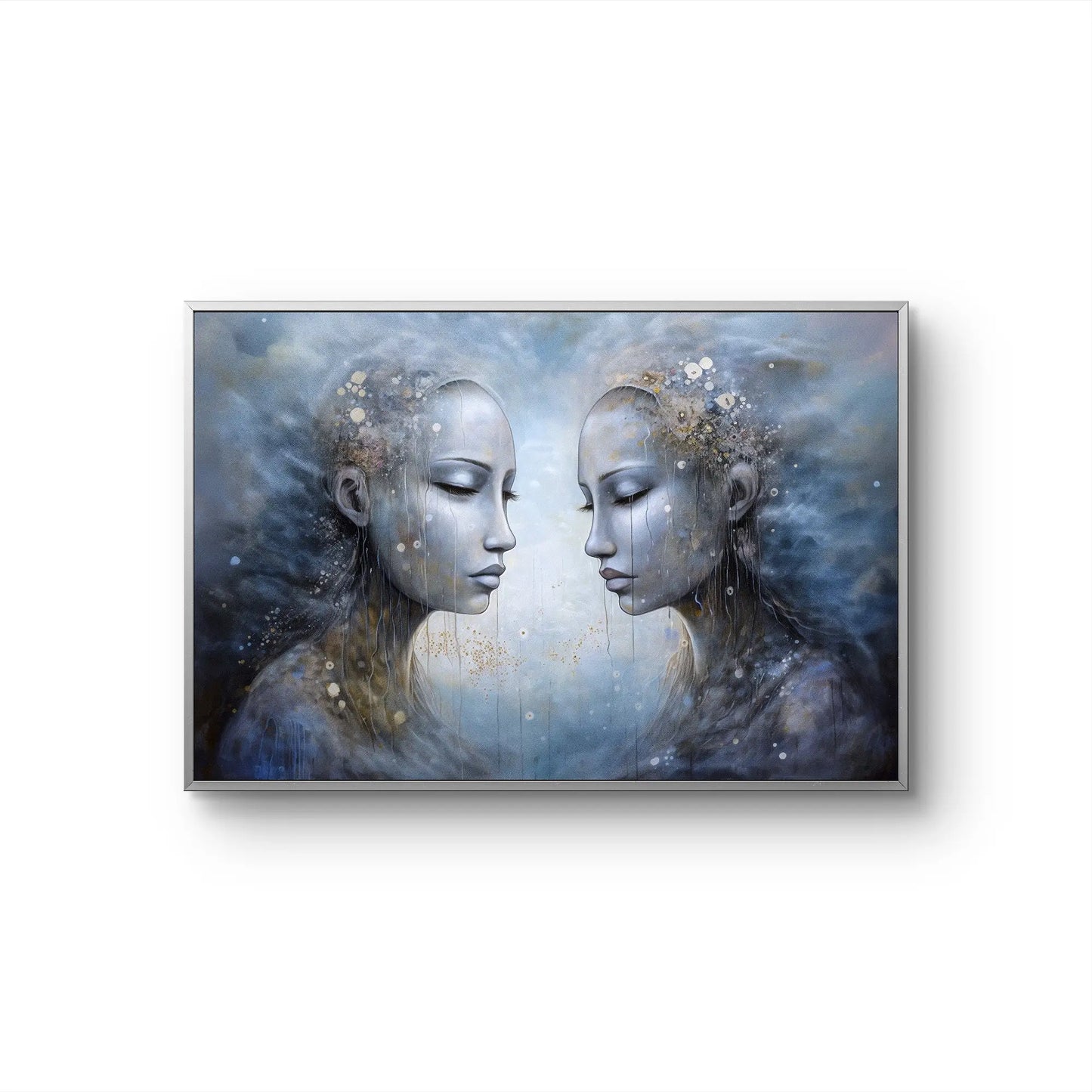 Tears in Heaven - Canvas met afmetingen 100cm x 75cm