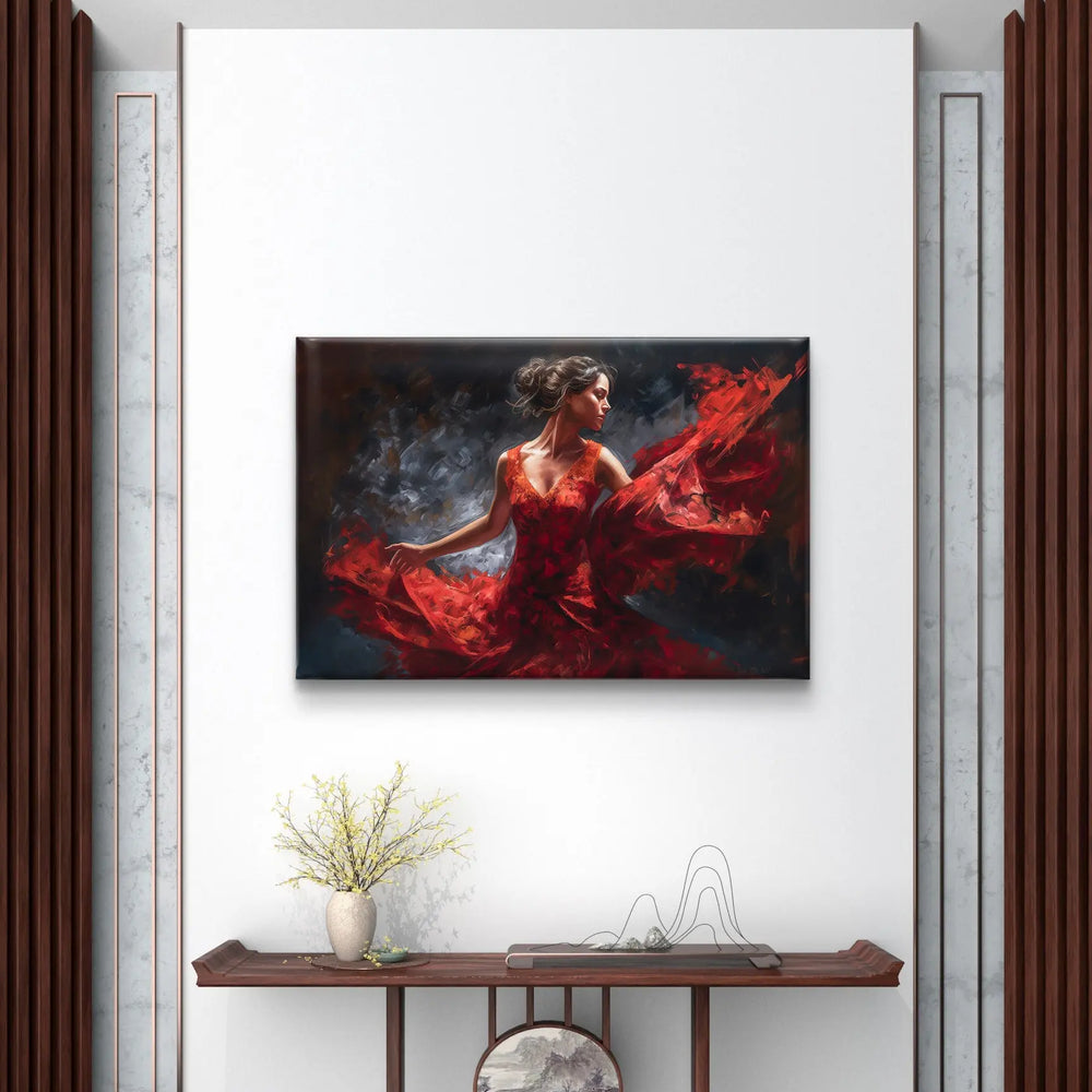 
                      
                        "Echo van Flamenco" op Canvasdoek en in diverse maten verkrijgbaar
                      
                    